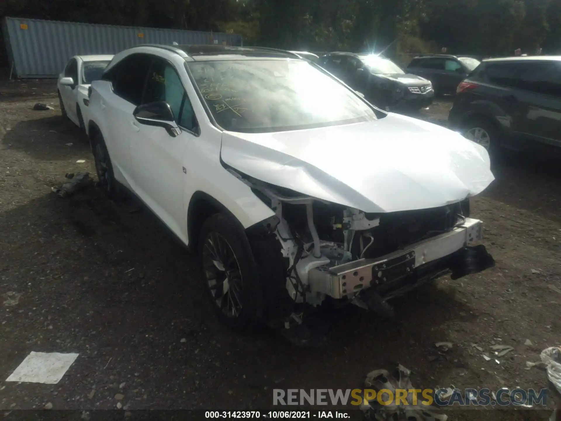 1 Photograph of a damaged car 2T2YZMDA4MC278099 LEXUS RX 2021