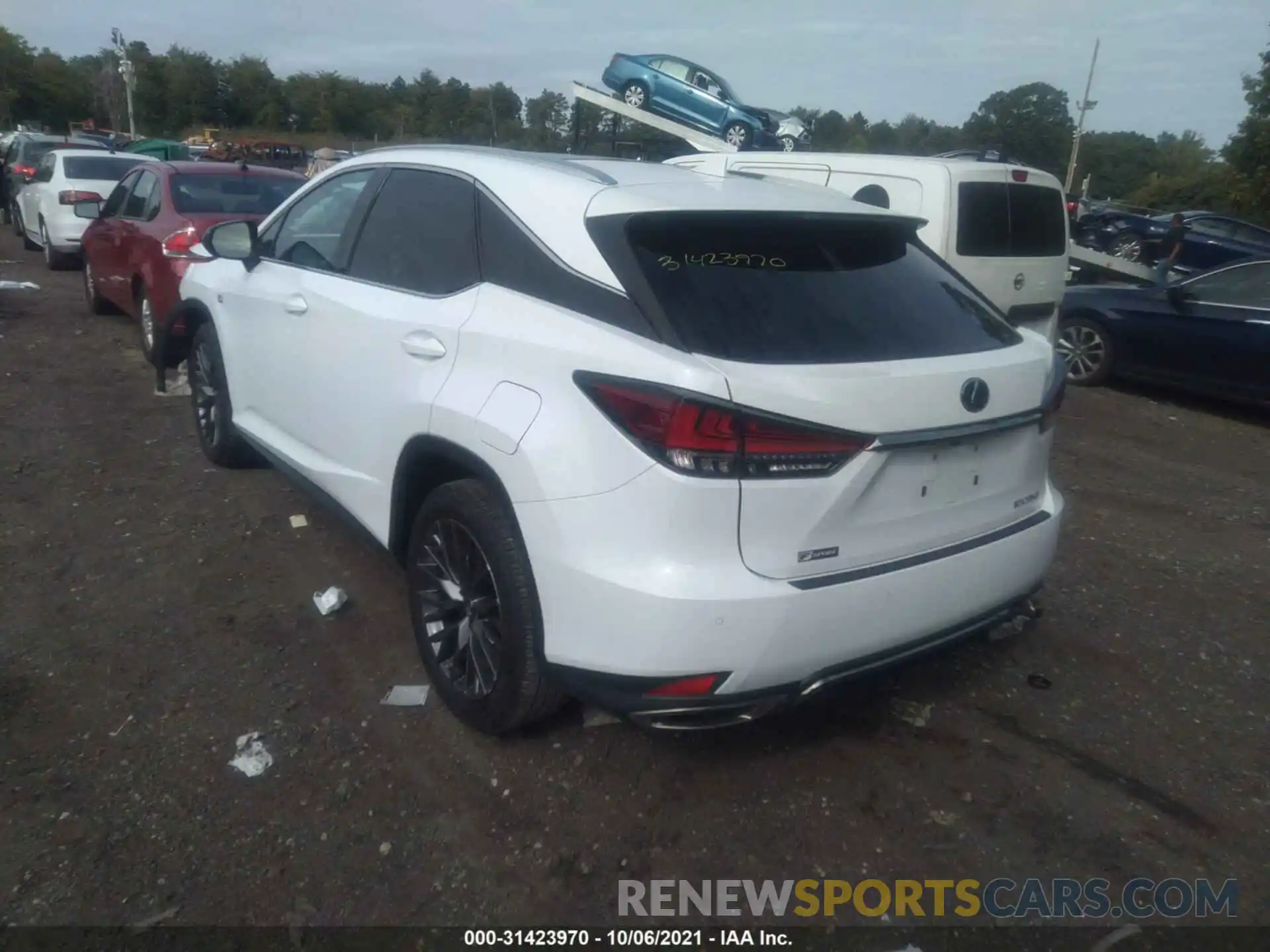 3 Фотография поврежденного автомобиля 2T2YZMDA4MC278099 LEXUS RX 2021