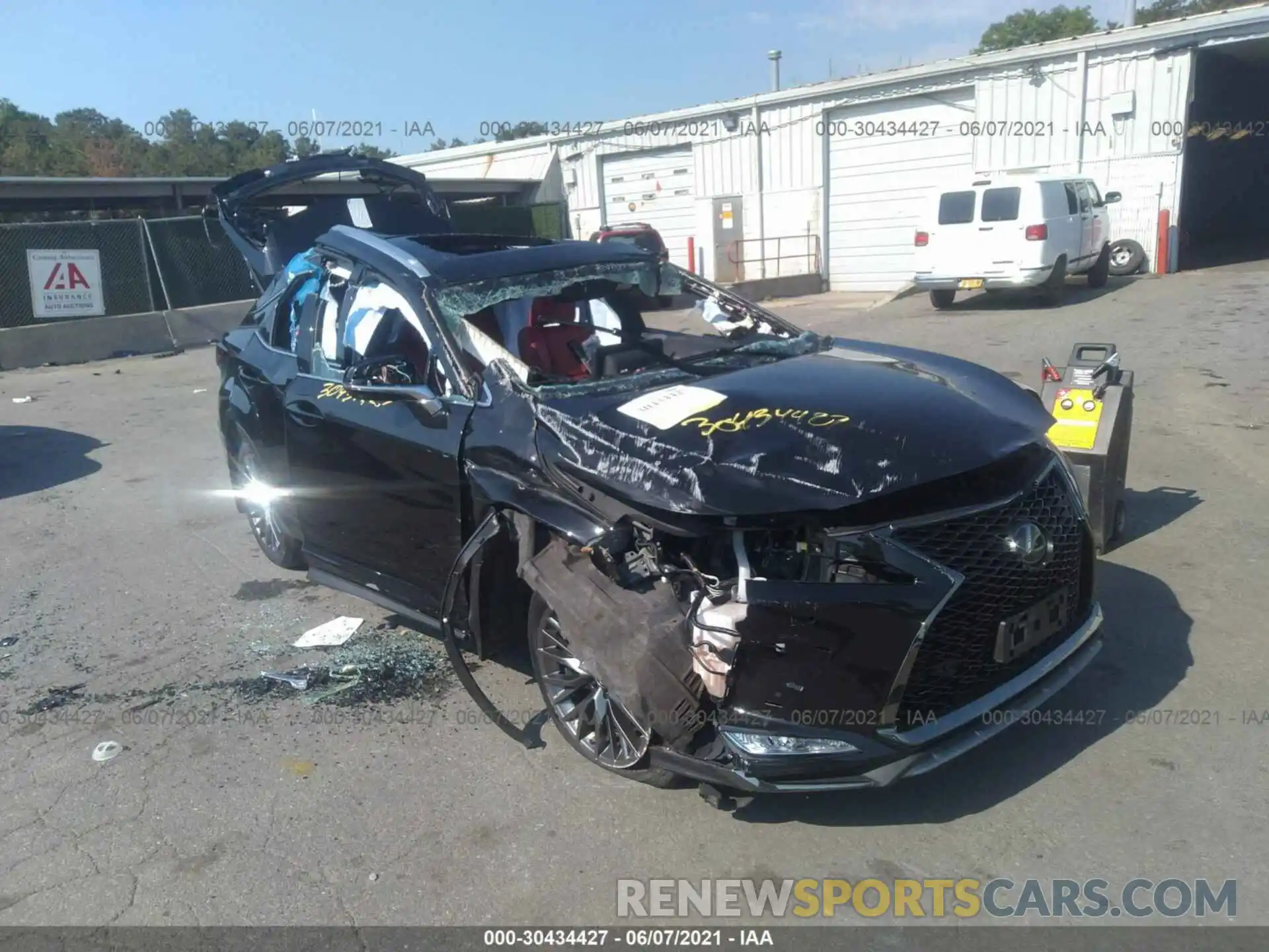 1 Photograph of a damaged car 2T2YZMDAXMC269102 LEXUS RX 2021