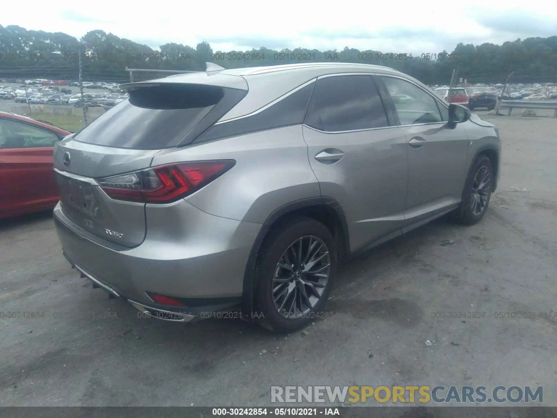 4 Photograph of a damaged car 2T2YZMDAXMC271240 LEXUS RX 2021