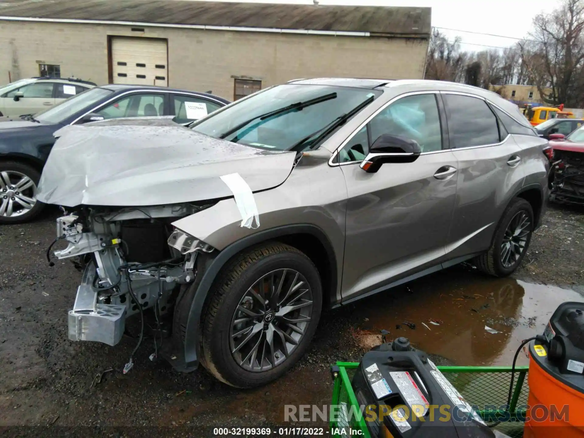 2 Photograph of a damaged car 2T2YZMDAXMC271268 LEXUS RX 2021