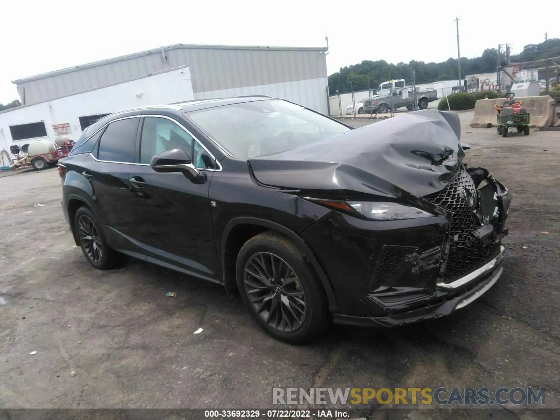 1 Photograph of a damaged car 2T2YZMDAXMC277412 LEXUS RX 2021