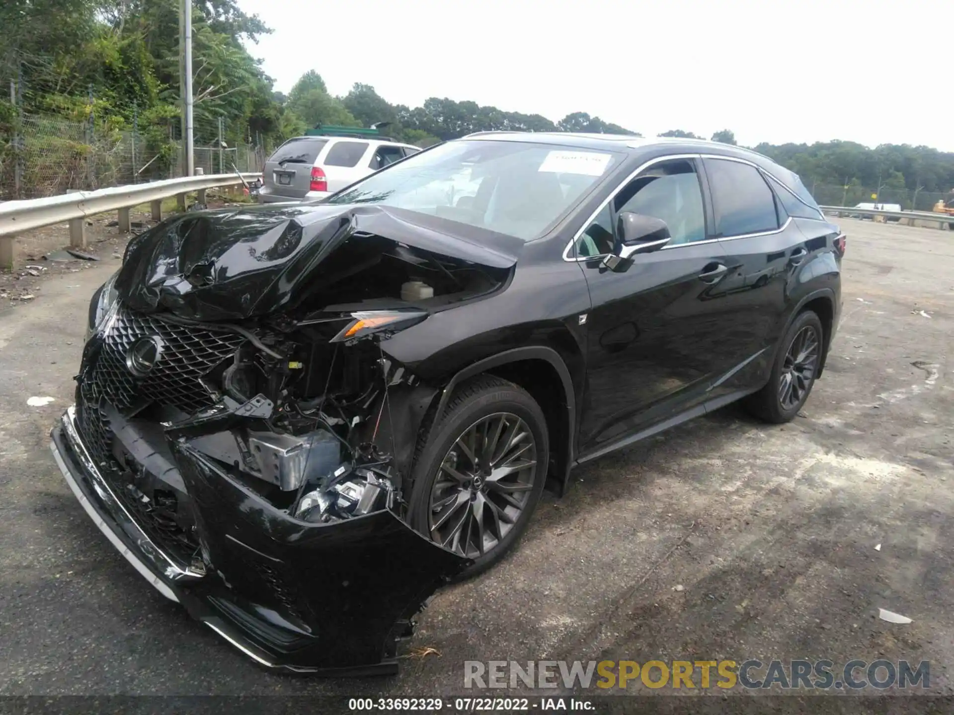 2 Photograph of a damaged car 2T2YZMDAXMC277412 LEXUS RX 2021