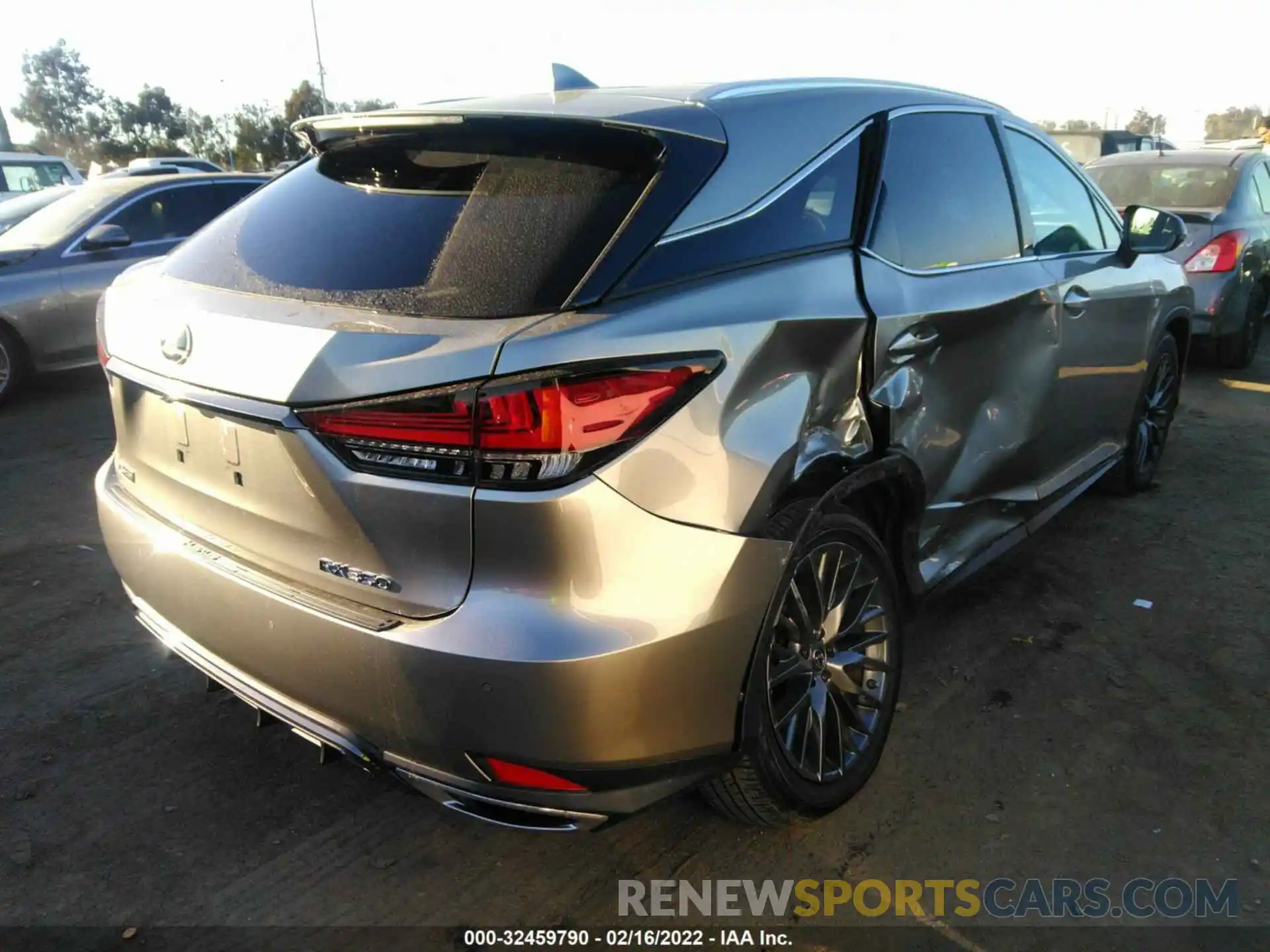 4 Photograph of a damaged car 2T2YZMDAXMC299281 LEXUS RX 2021