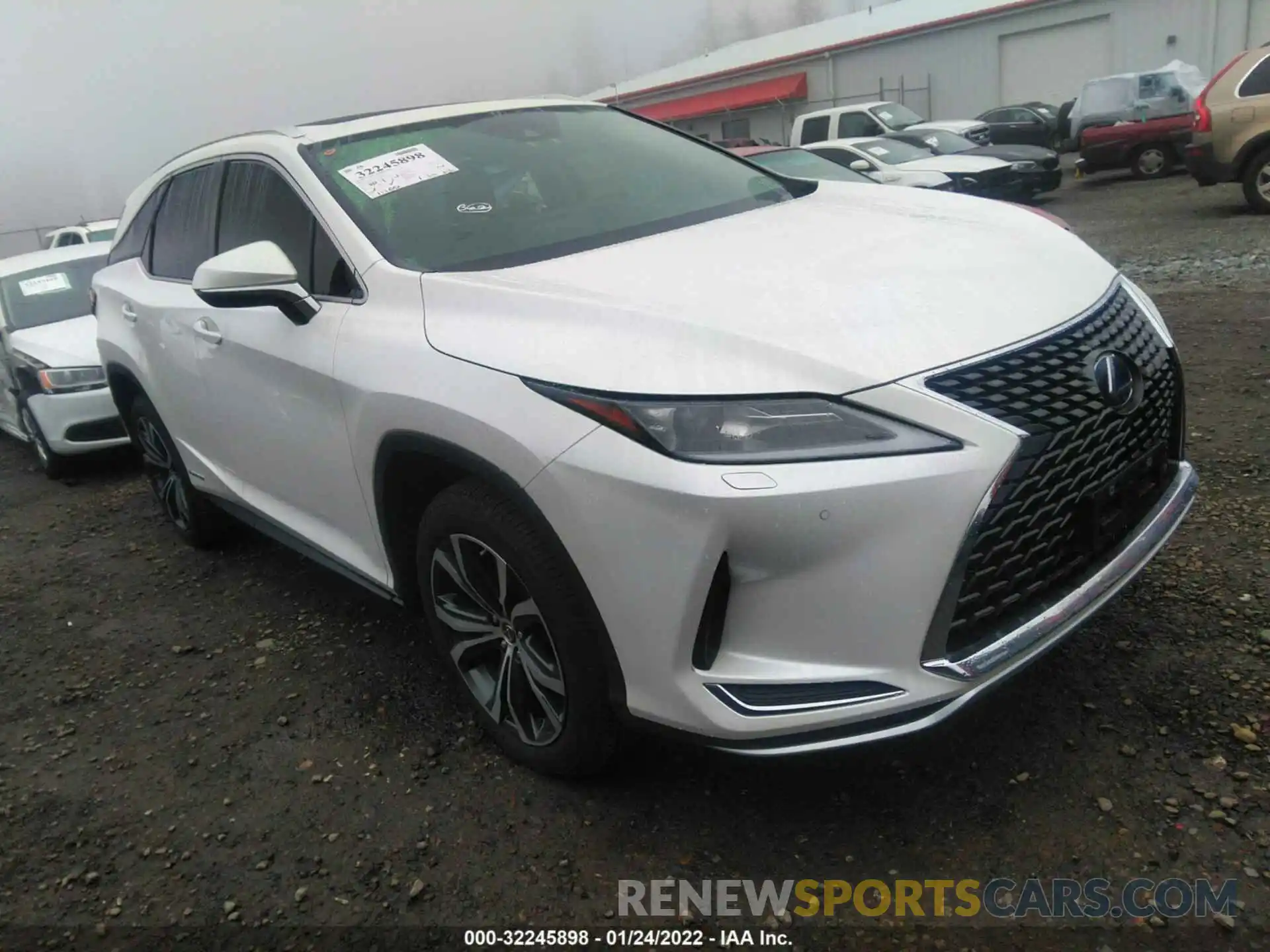 1 Фотография поврежденного автомобиля JTJHGKFA2M2020476 LEXUS RX 2021