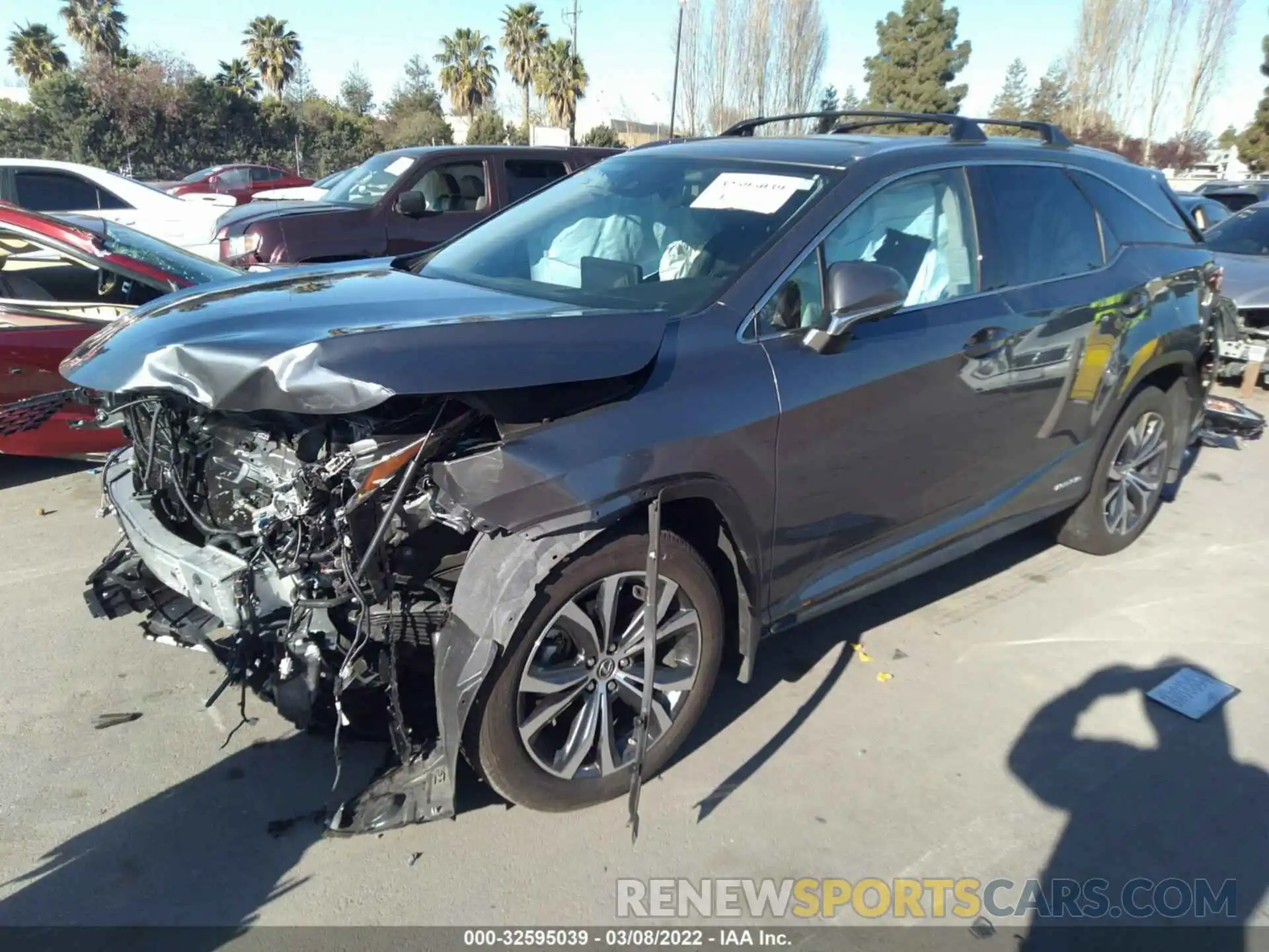 2 Photograph of a damaged car JTJHGKFA3M2019028 LEXUS RX 2021