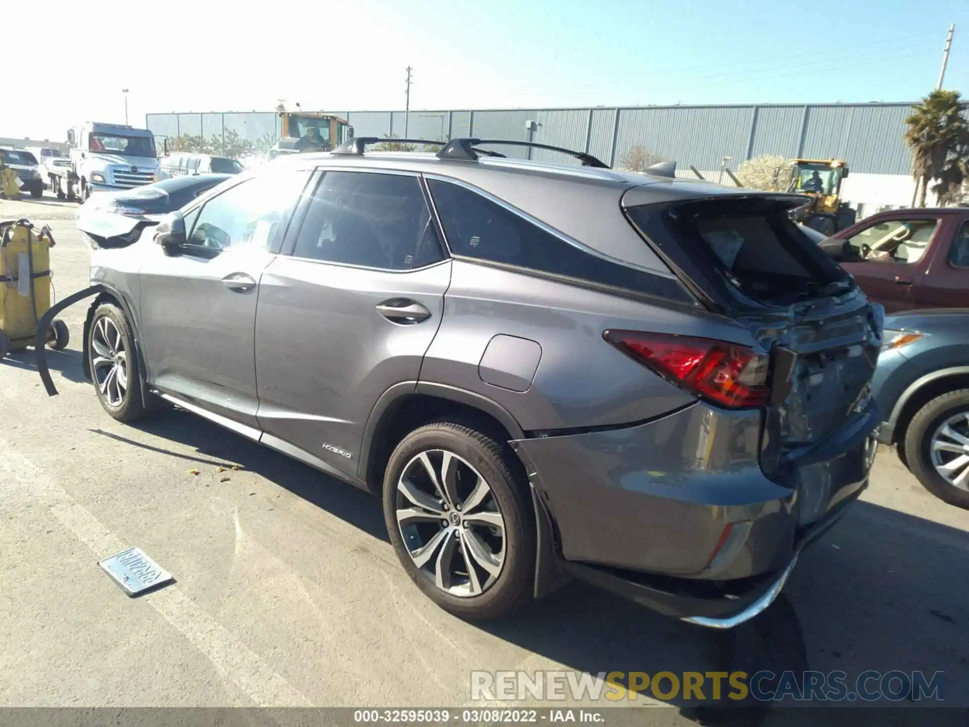 3 Фотография поврежденного автомобиля JTJHGKFA3M2019028 LEXUS RX 2021