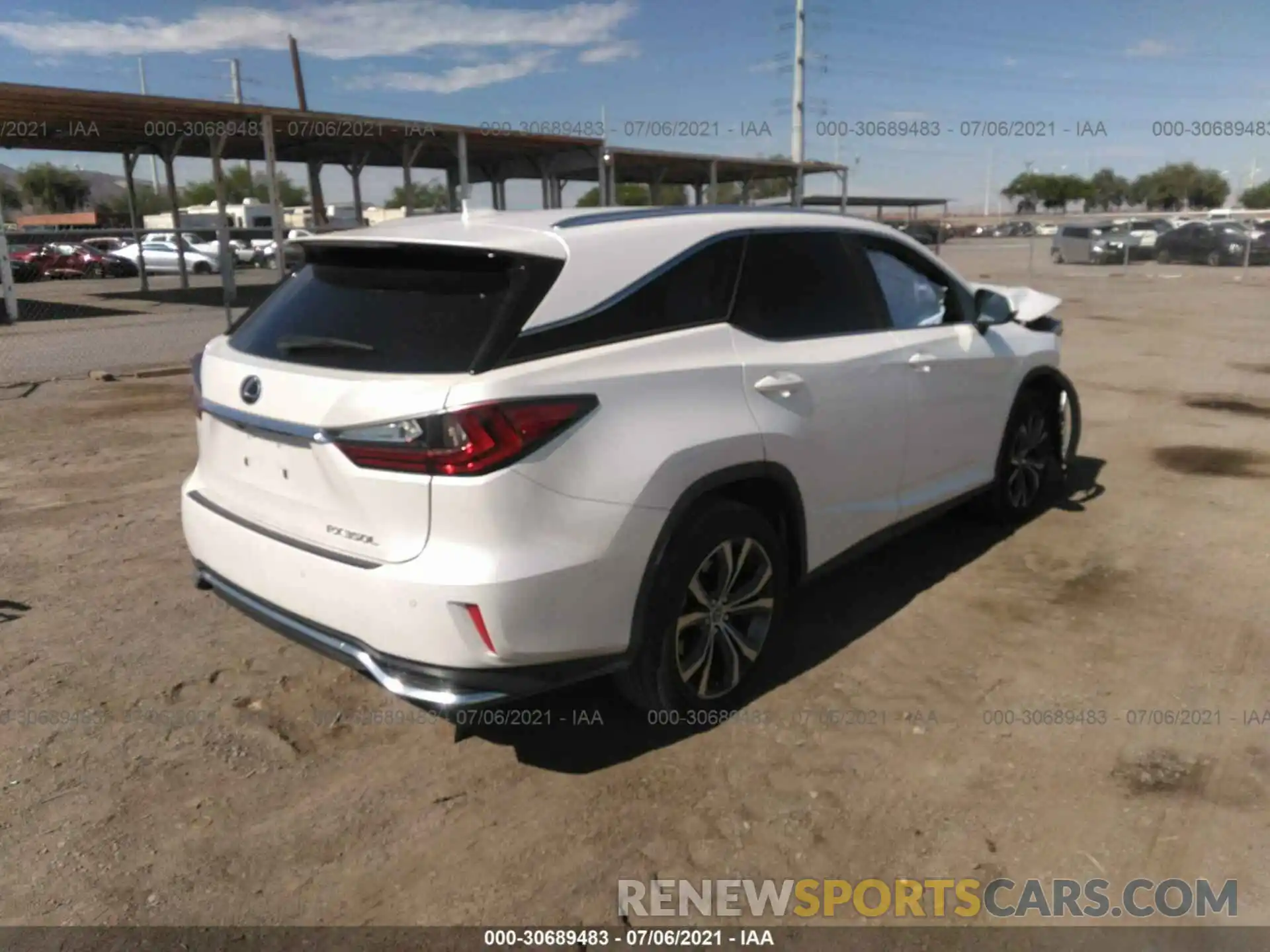 4 Фотография поврежденного автомобиля JTJHZKEA0M2019273 LEXUS RX 2021