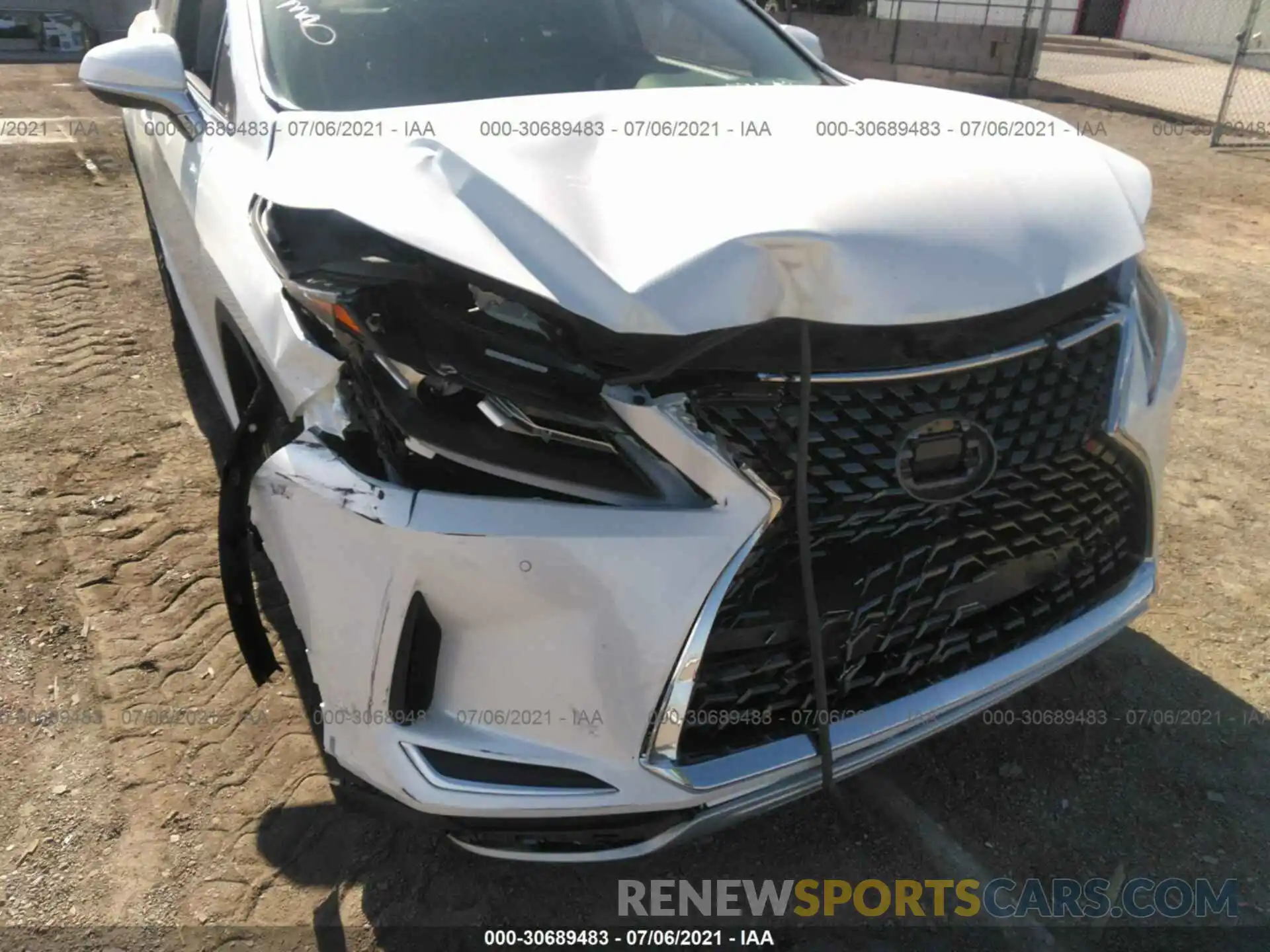 6 Photograph of a damaged car JTJHZKEA0M2019273 LEXUS RX 2021