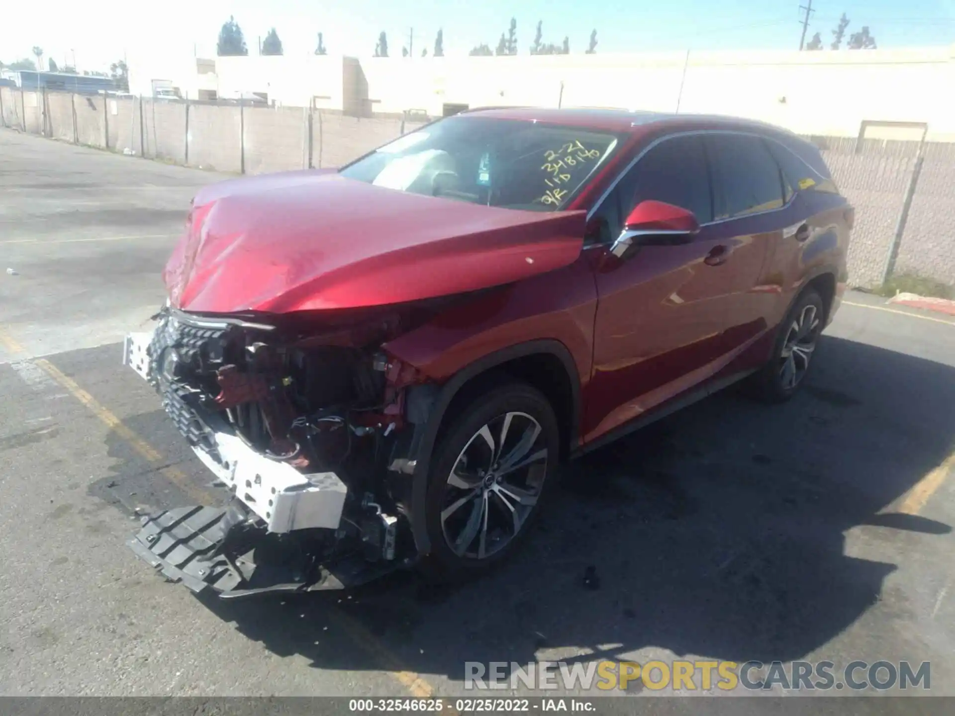 2 Photograph of a damaged car JTJHZKEA1M2020268 LEXUS RX 2021