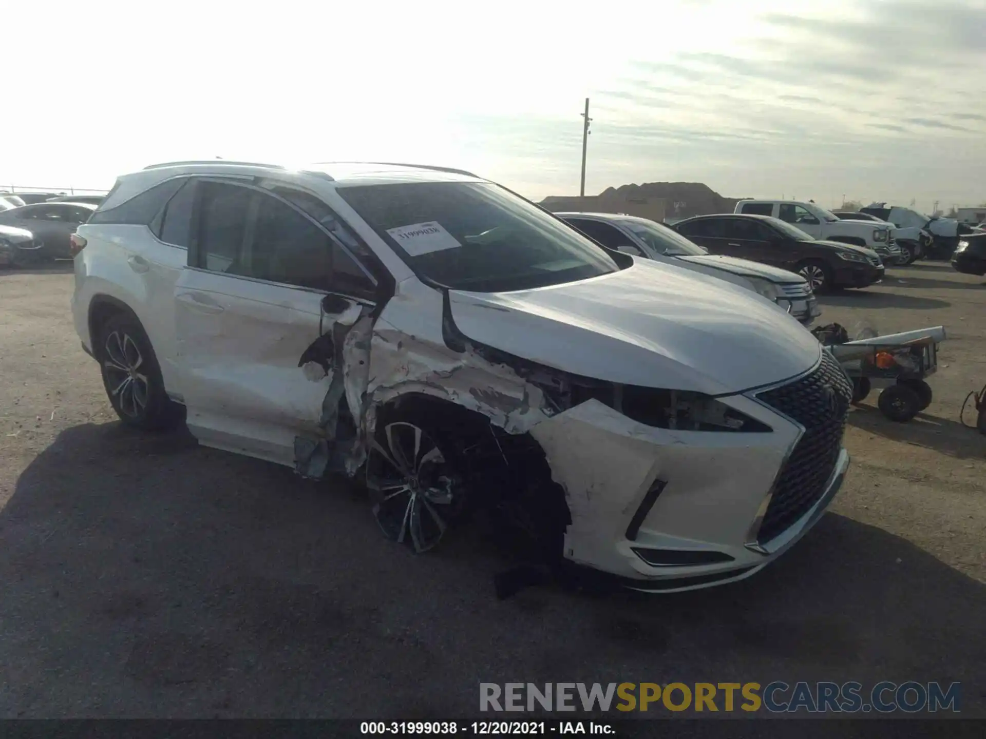 1 Photograph of a damaged car JTJHZKEA2M2022367 LEXUS RX 2021