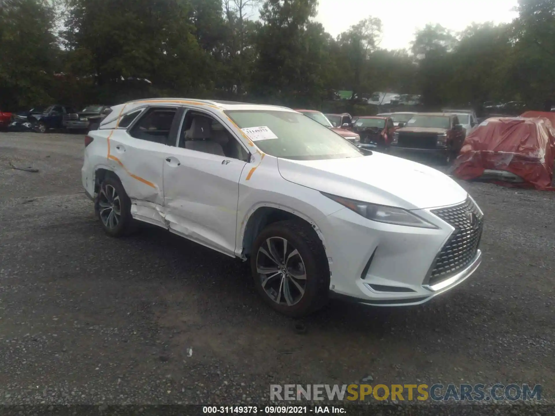 1 Фотография поврежденного автомобиля JTJHZKFA2M2033416 LEXUS RX 2021