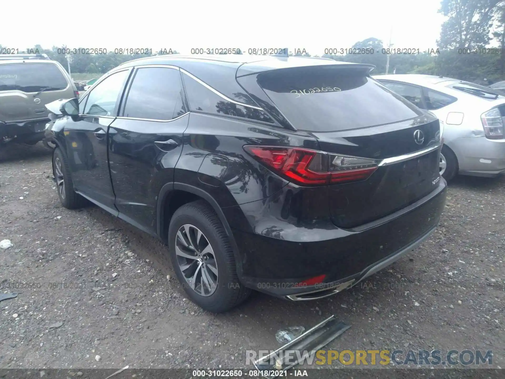 3 Фотография поврежденного автомобиля JTJHZMDA1M2051226 LEXUS RX 2021