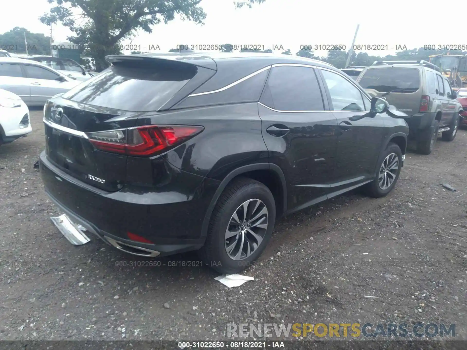 4 Фотография поврежденного автомобиля JTJHZMDA1M2051226 LEXUS RX 2021