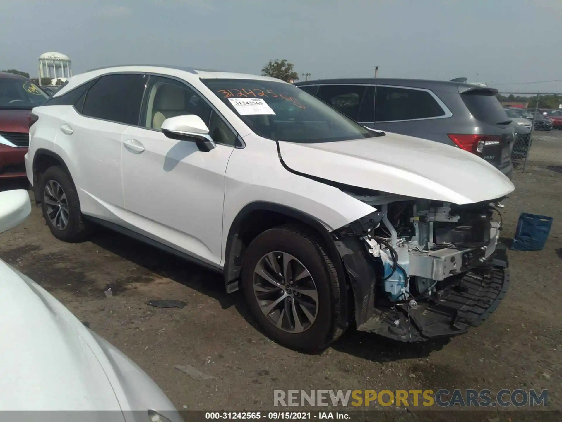 1 Photograph of a damaged car JTJHZMDAXM2053542 LEXUS RX 2021