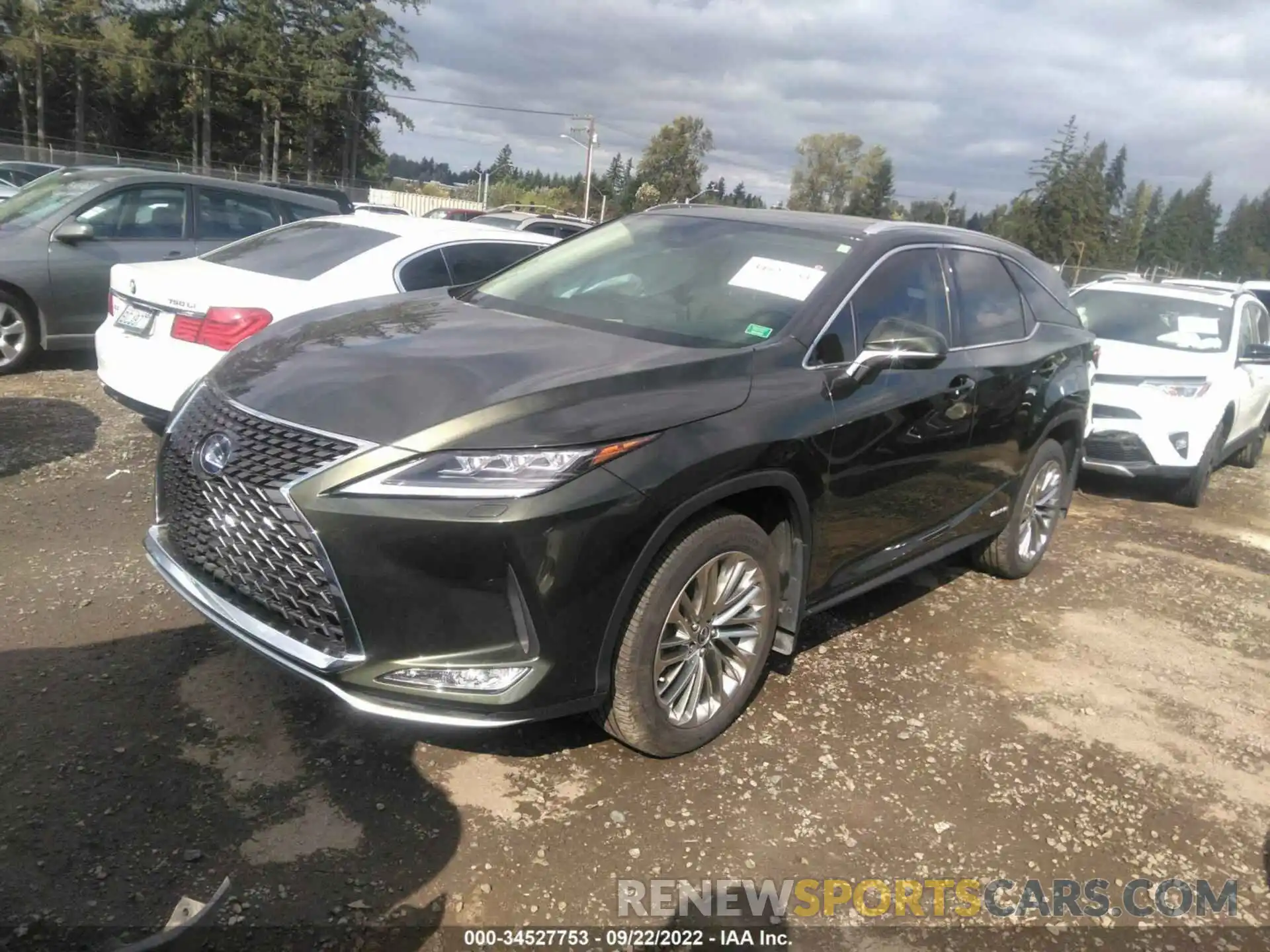 2 Фотография поврежденного автомобиля JTJJGKFA8M2016644 LEXUS RX 2021