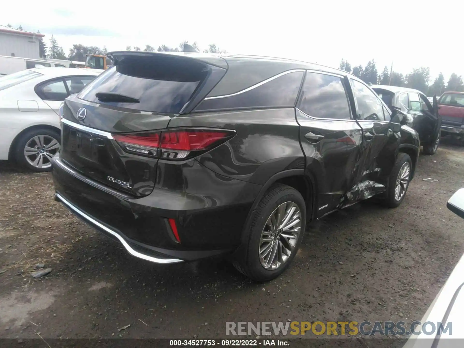 4 Фотография поврежденного автомобиля JTJJGKFA8M2016644 LEXUS RX 2021