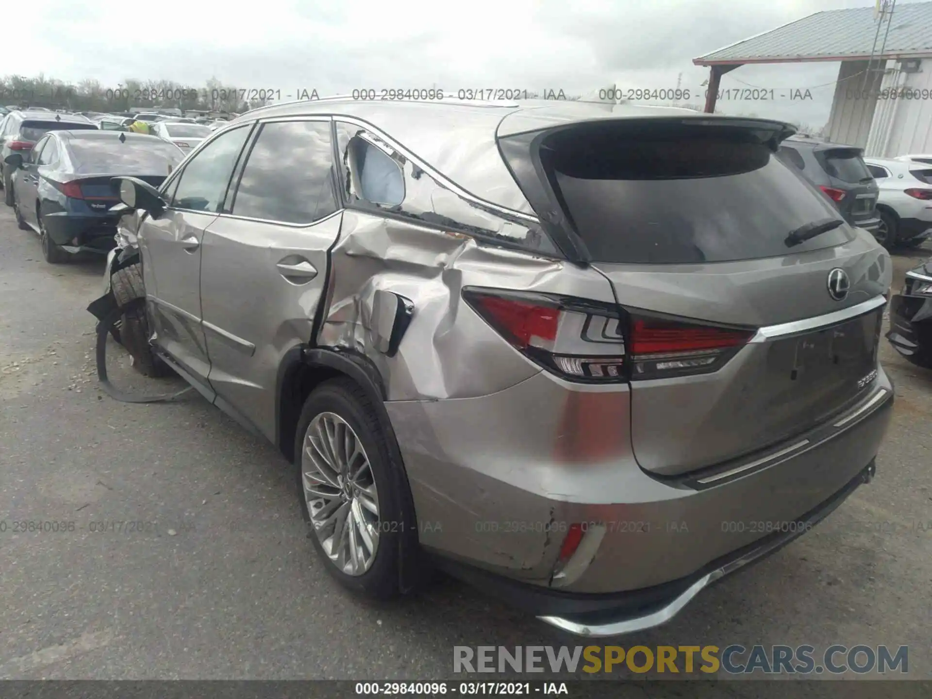 3 Фотография поврежденного автомобиля JTJJZKFA3M2029649 LEXUS RX 2021