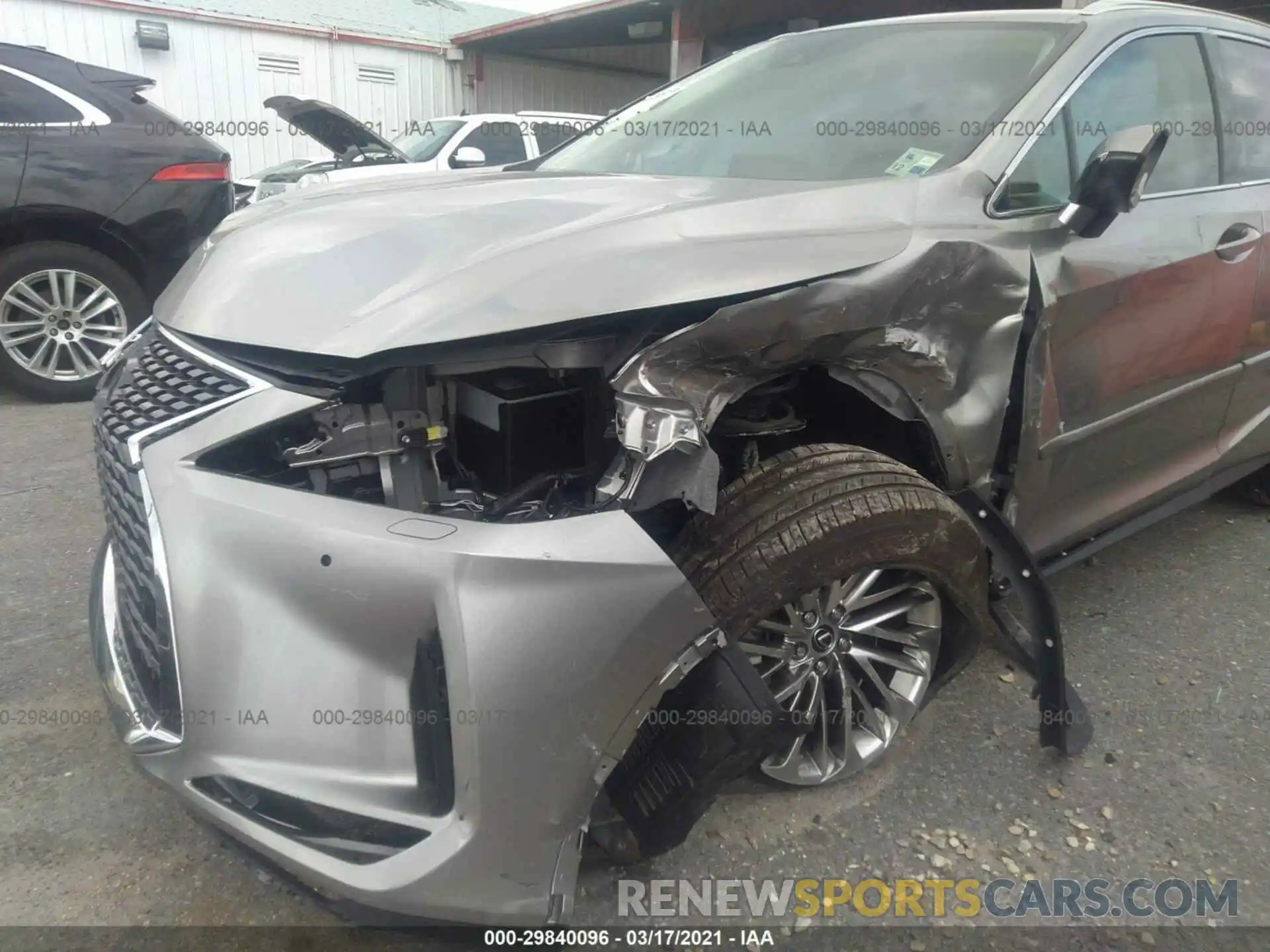 6 Фотография поврежденного автомобиля JTJJZKFA3M2029649 LEXUS RX 2021