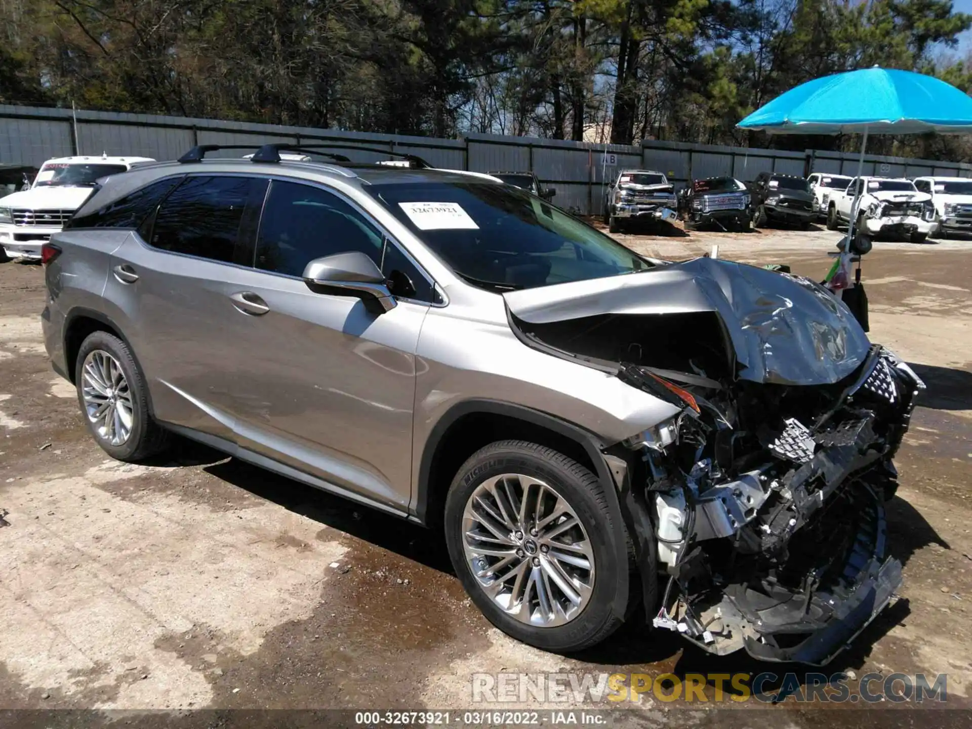 1 Photograph of a damaged car JTJJZKFA5M2030625 LEXUS RX 2021