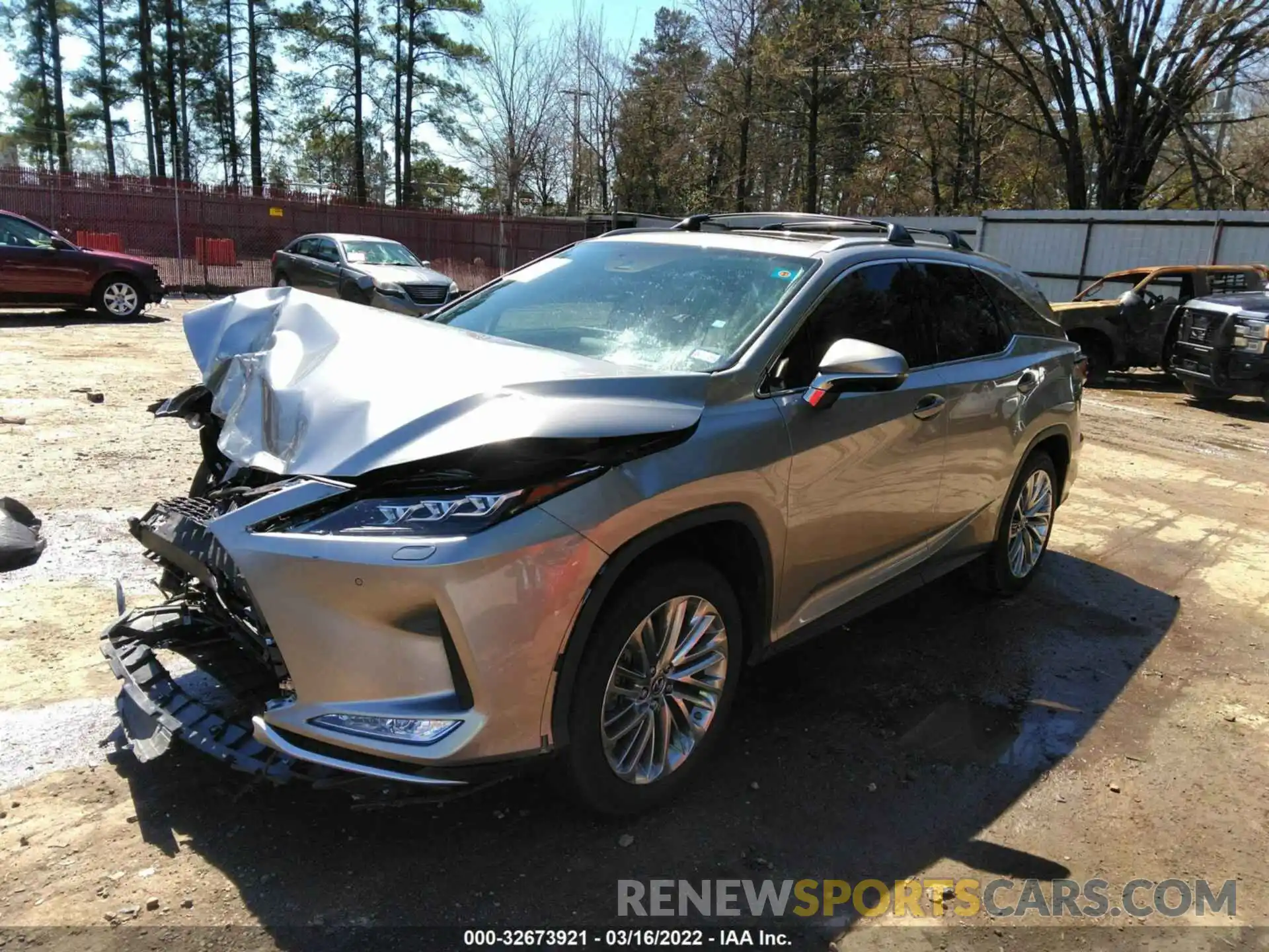 2 Photograph of a damaged car JTJJZKFA5M2030625 LEXUS RX 2021