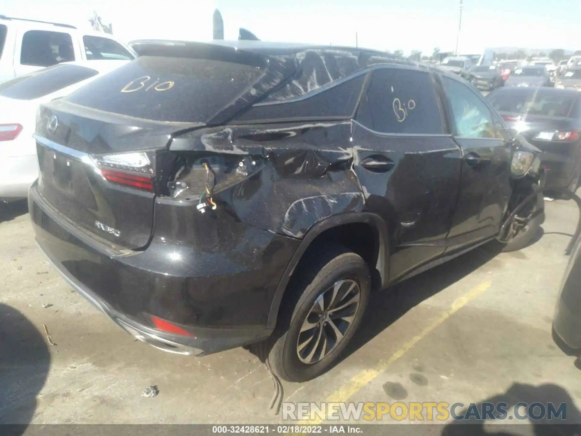 4 Photograph of a damaged car 2T2AZMAA9NC221100 LEXUS RX 2022