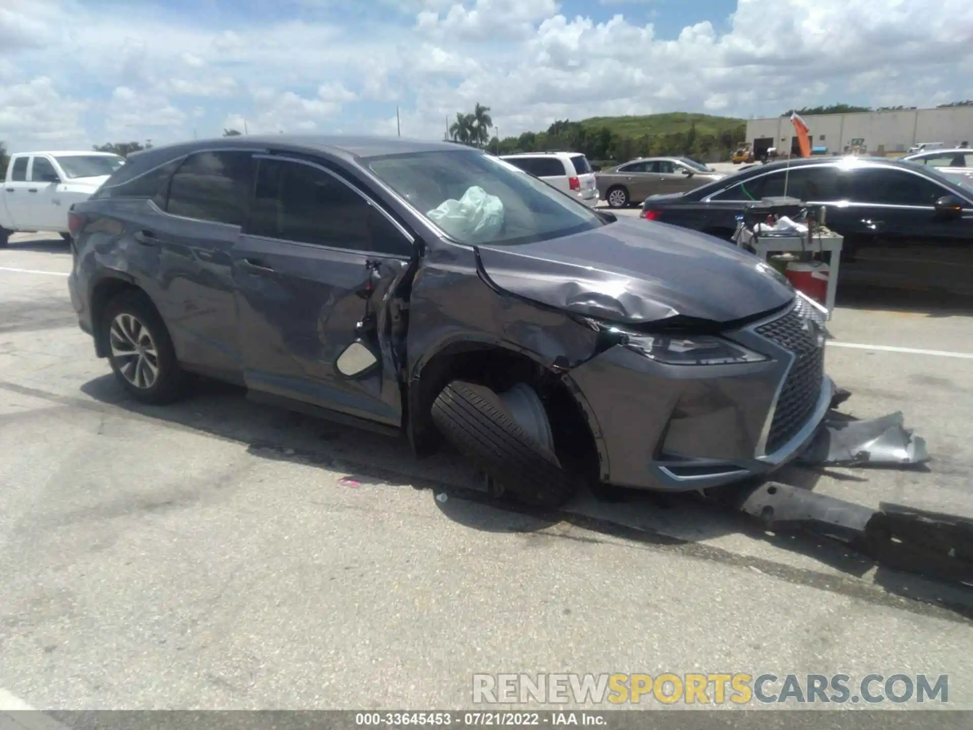 1 Photograph of a damaged car 2T2AZMAAXNC232378 LEXUS RX 2022