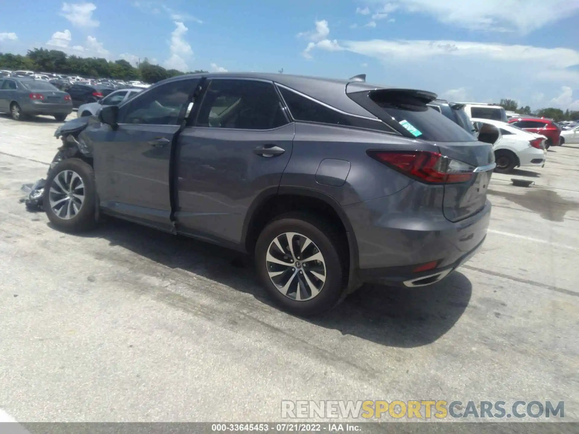 3 Photograph of a damaged car 2T2AZMAAXNC232378 LEXUS RX 2022