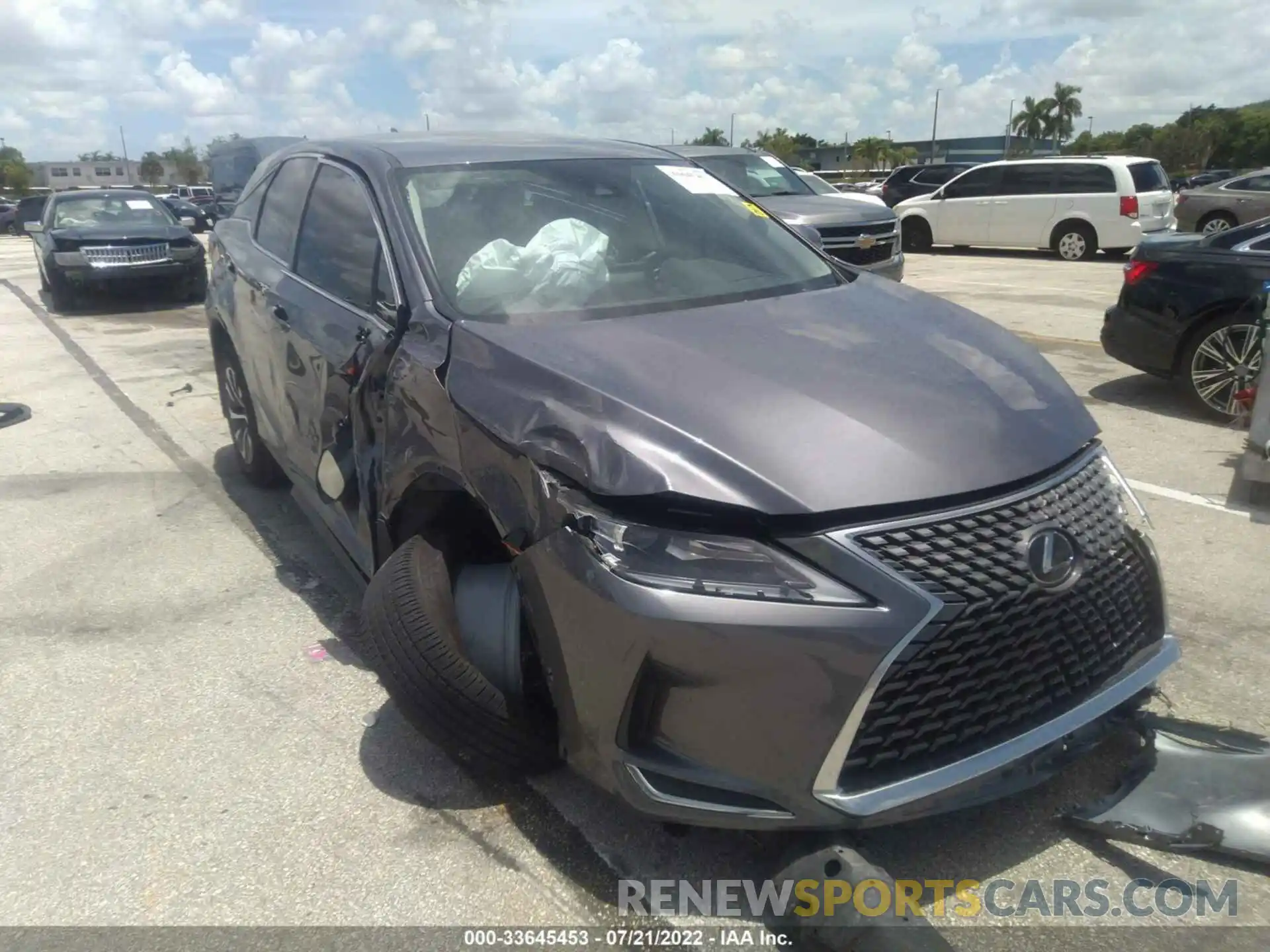 6 Photograph of a damaged car 2T2AZMAAXNC232378 LEXUS RX 2022