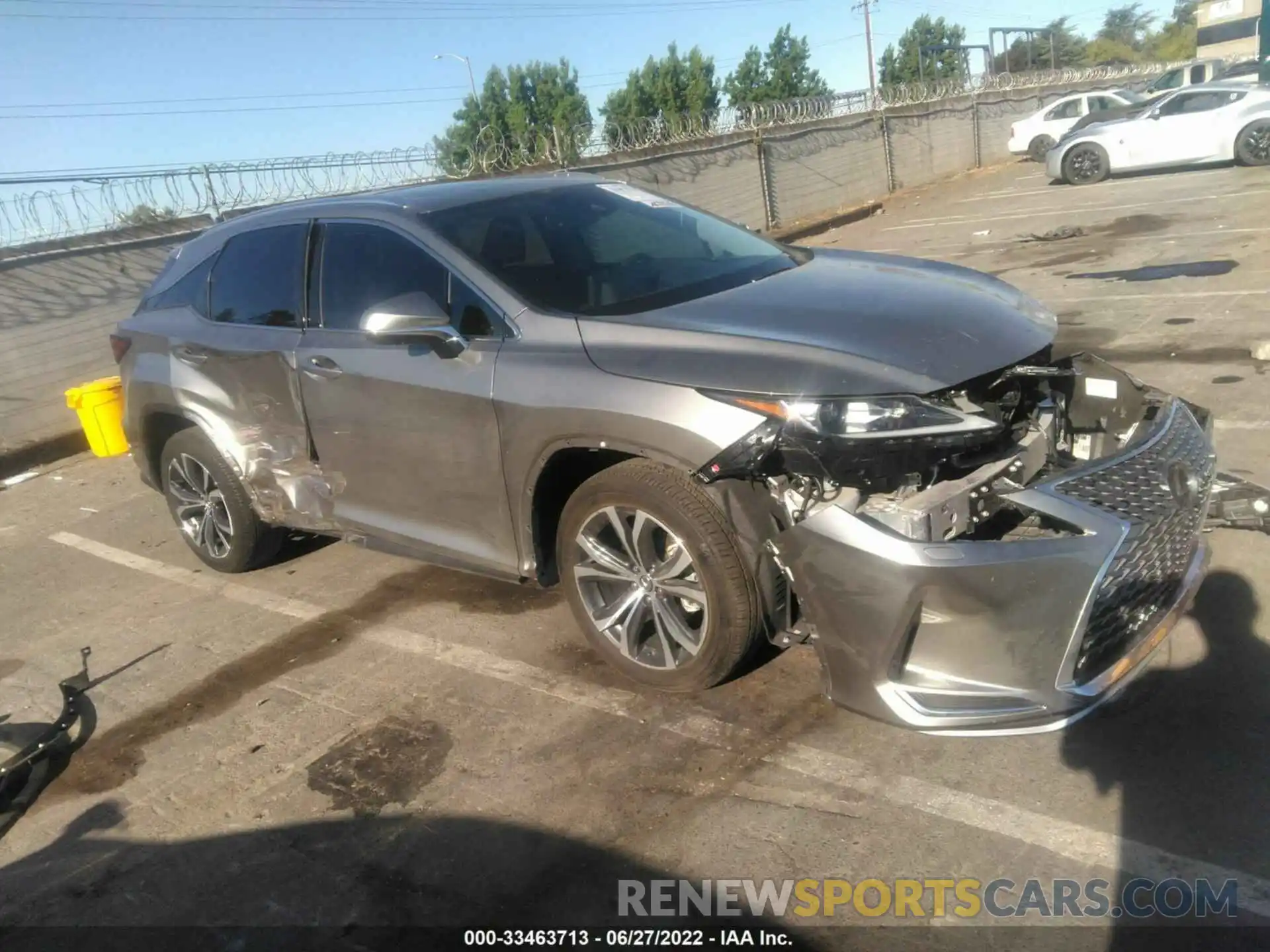 1 Фотография поврежденного автомобиля 2T2HGMDA2NC074246 LEXUS RX 2022