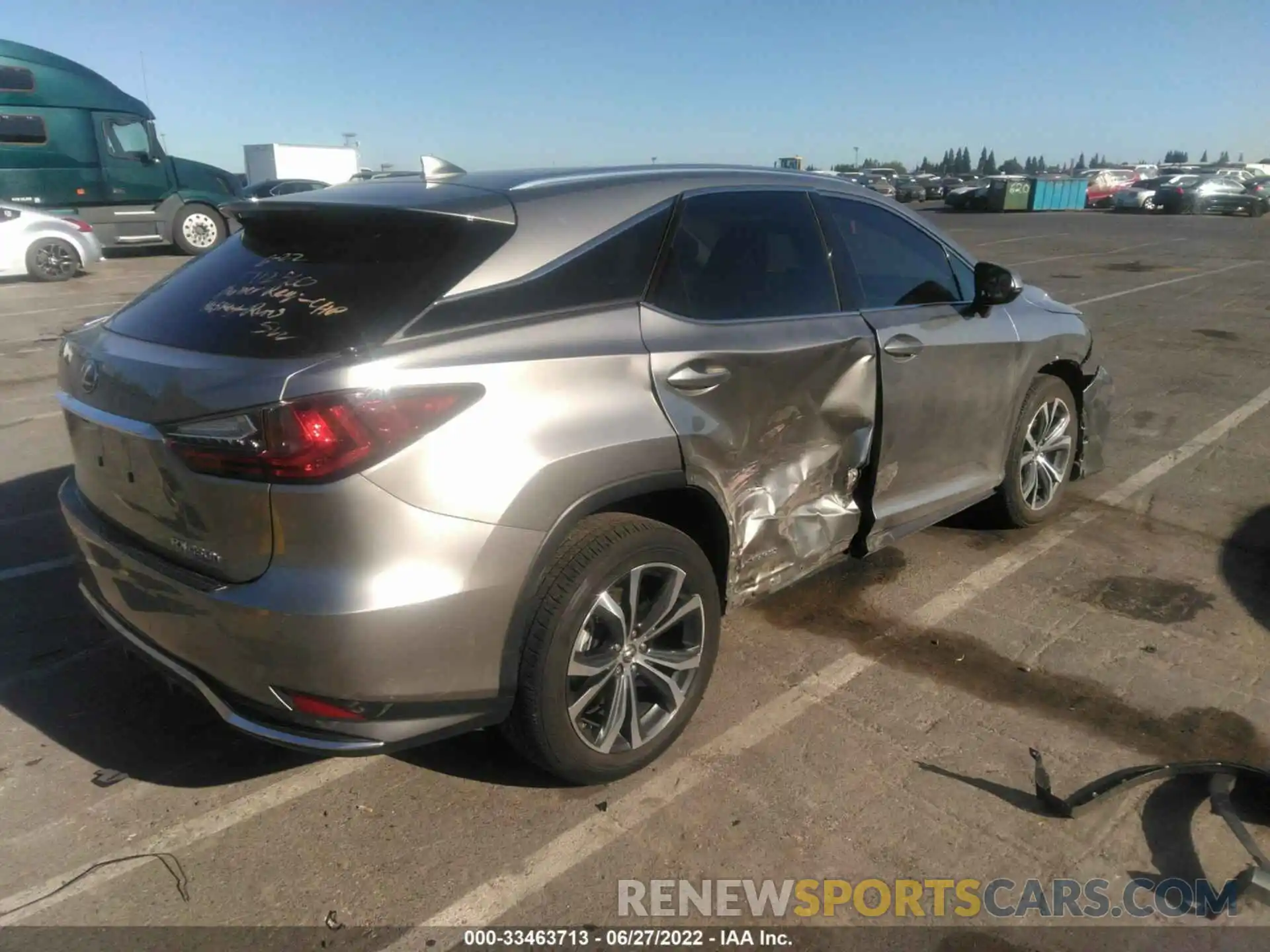 4 Photograph of a damaged car 2T2HGMDA2NC074246 LEXUS RX 2022