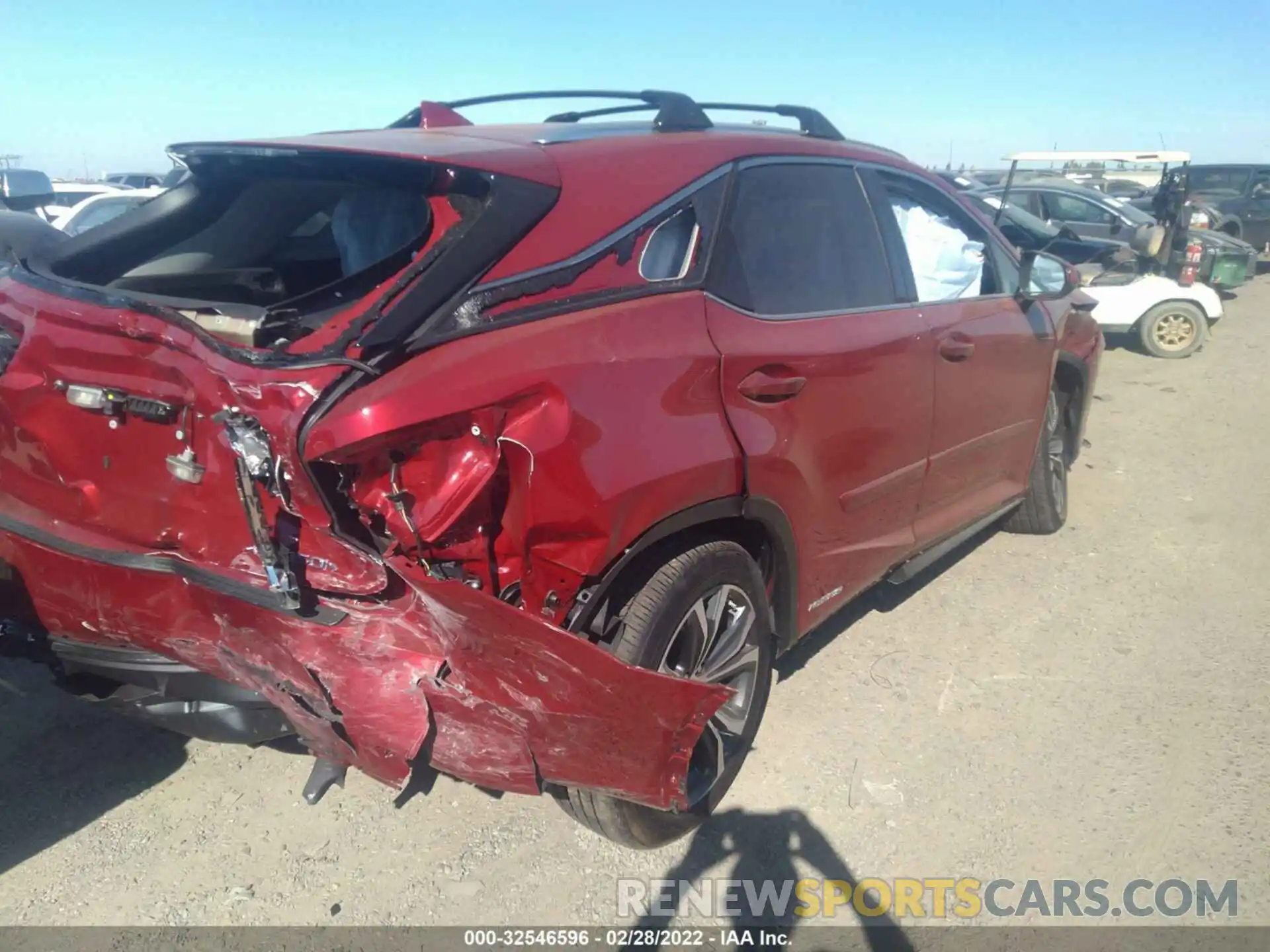 4 Photograph of a damaged car 2T2HGMDA2NC079608 LEXUS RX 2022