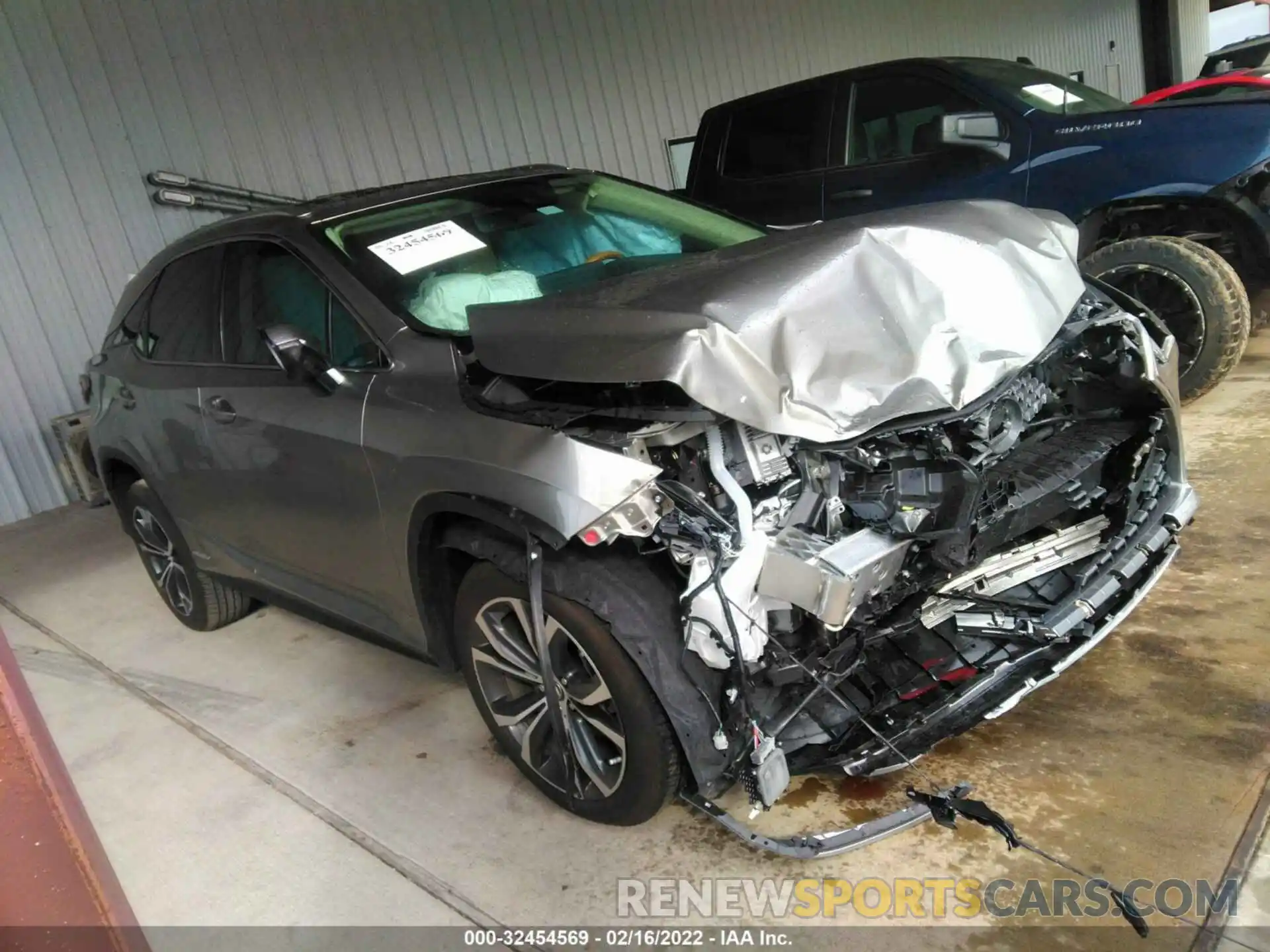 1 Photograph of a damaged car 2T2HGMDA7NC078115 LEXUS RX 2022