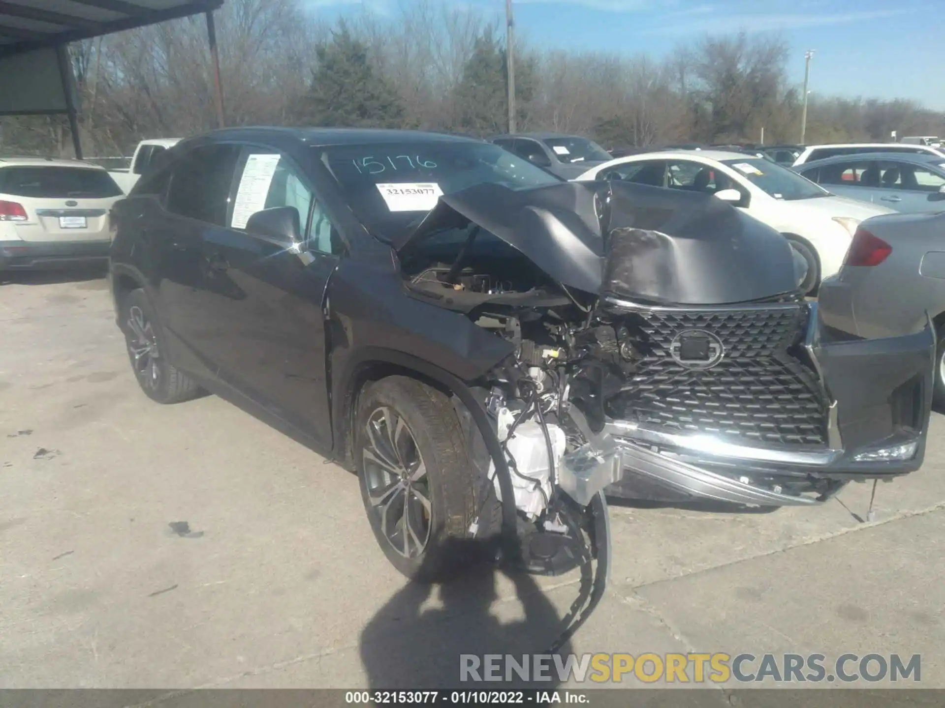 1 Photograph of a damaged car 2T2HZMAA0NC222649 LEXUS RX 2022