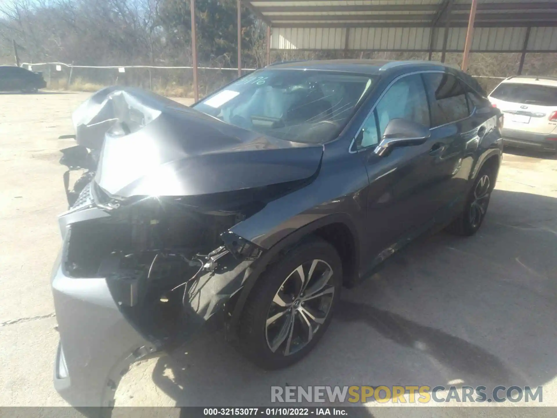 2 Photograph of a damaged car 2T2HZMAA0NC222649 LEXUS RX 2022