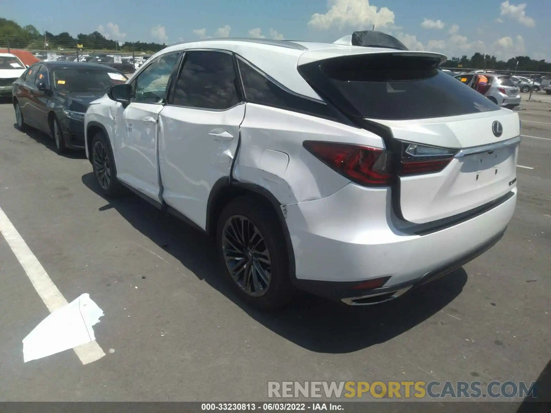 3 Photograph of a damaged car 2T2HZMAA0NC226975 LEXUS RX 2022