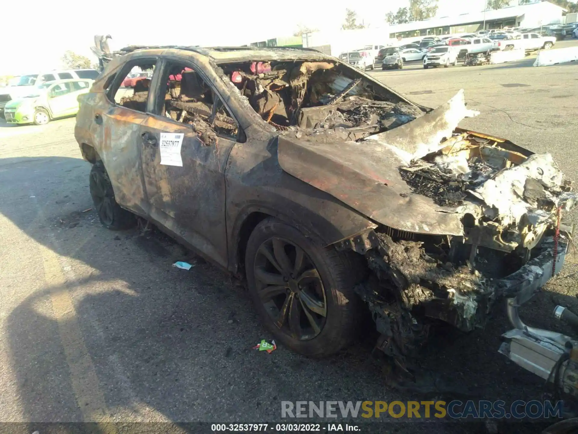 1 Photograph of a damaged car 2T2HZMAA0NC228029 LEXUS RX 2022