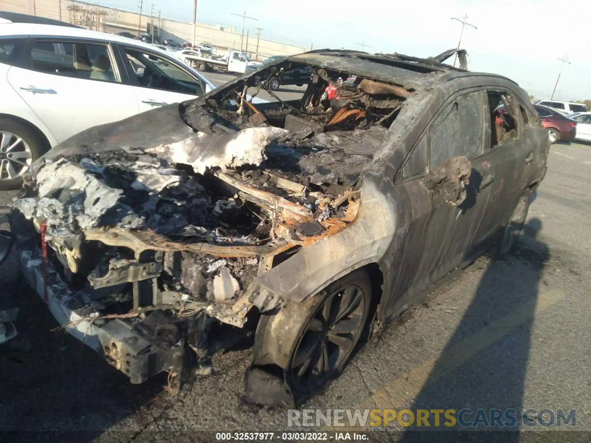 2 Photograph of a damaged car 2T2HZMAA0NC228029 LEXUS RX 2022