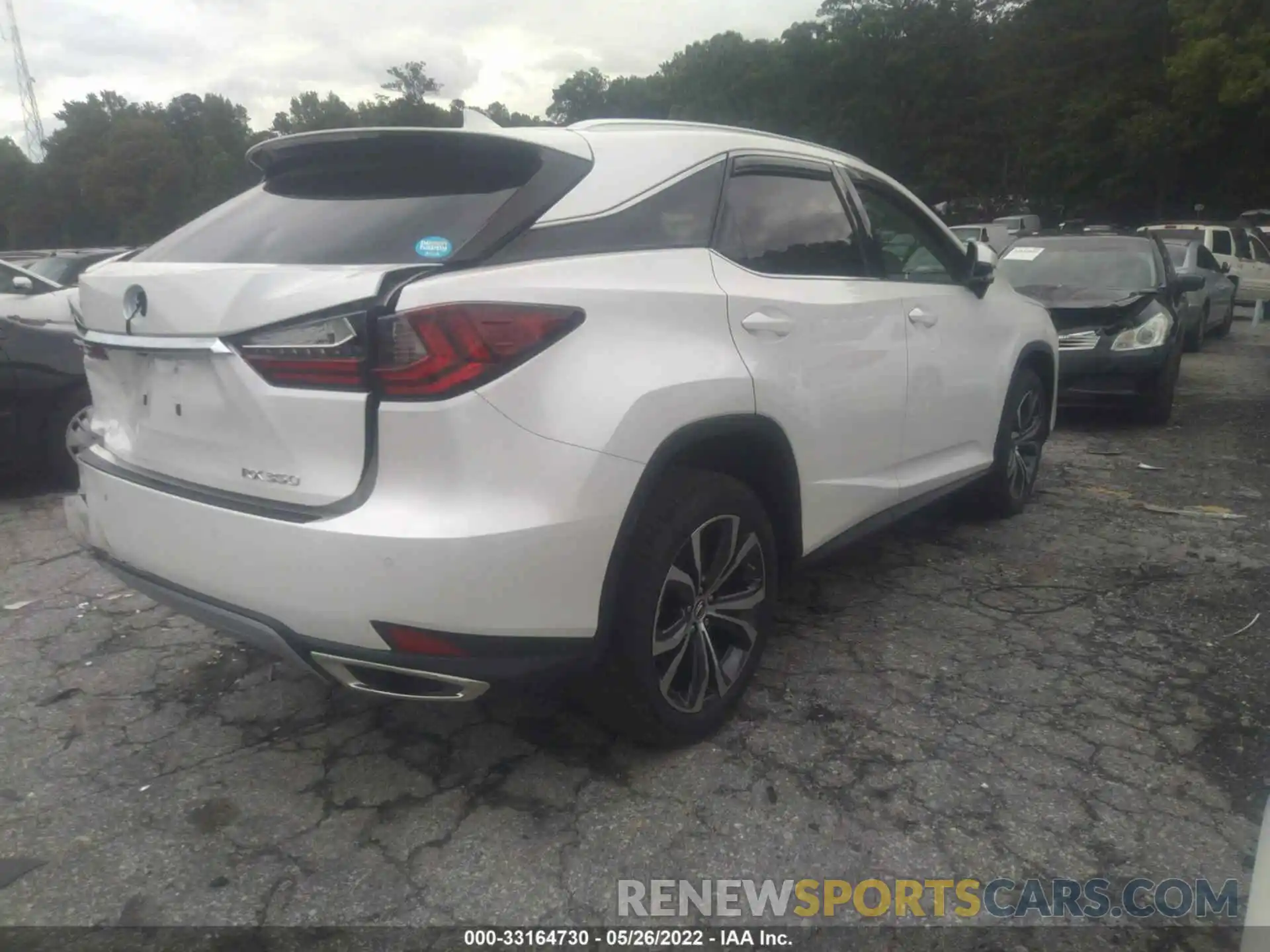 4 Photograph of a damaged car 2T2HZMAA2NC236763 LEXUS RX 2022