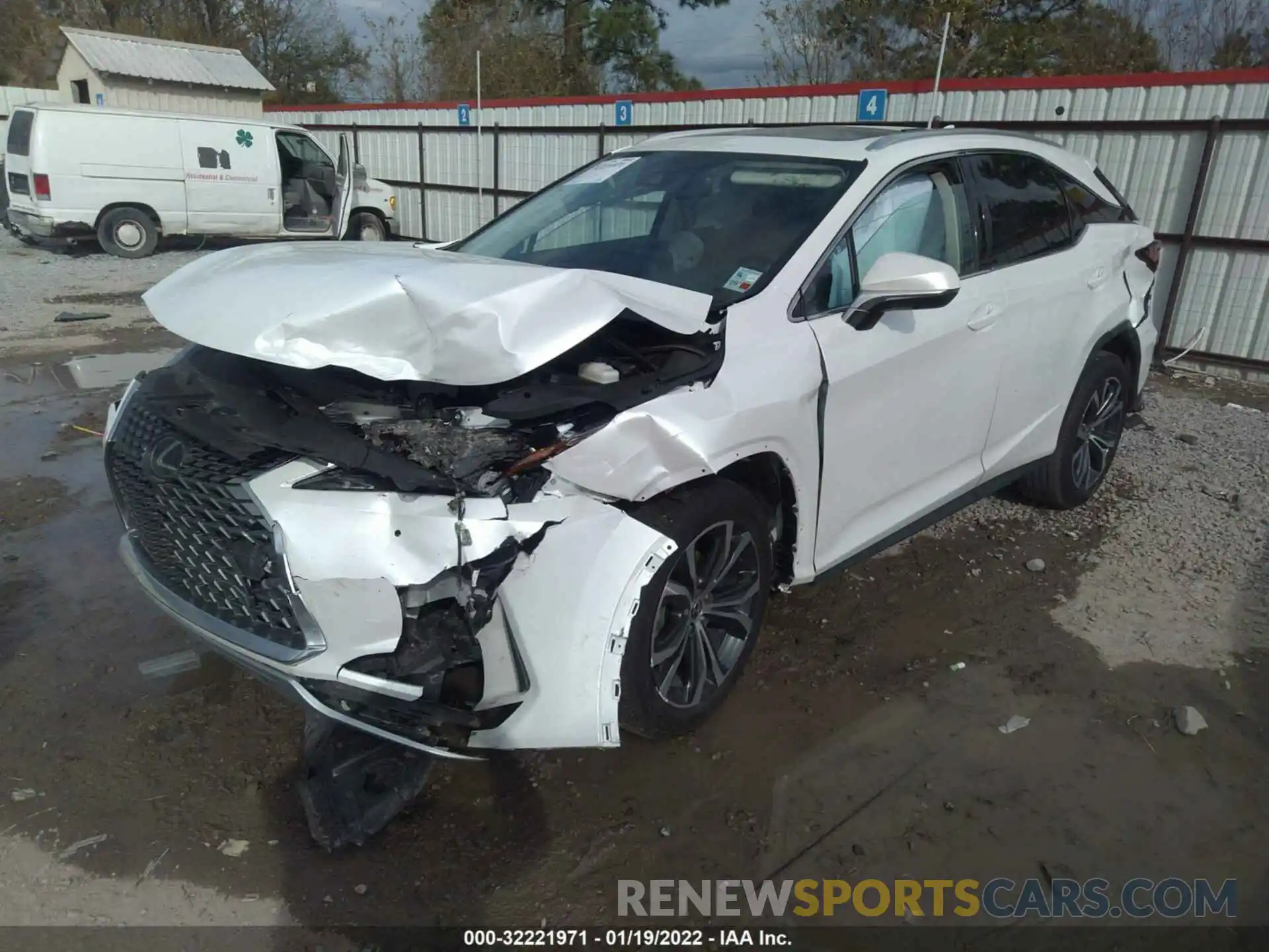 2 Фотография поврежденного автомобиля 2T2HZMAA3NC221589 LEXUS RX 2022