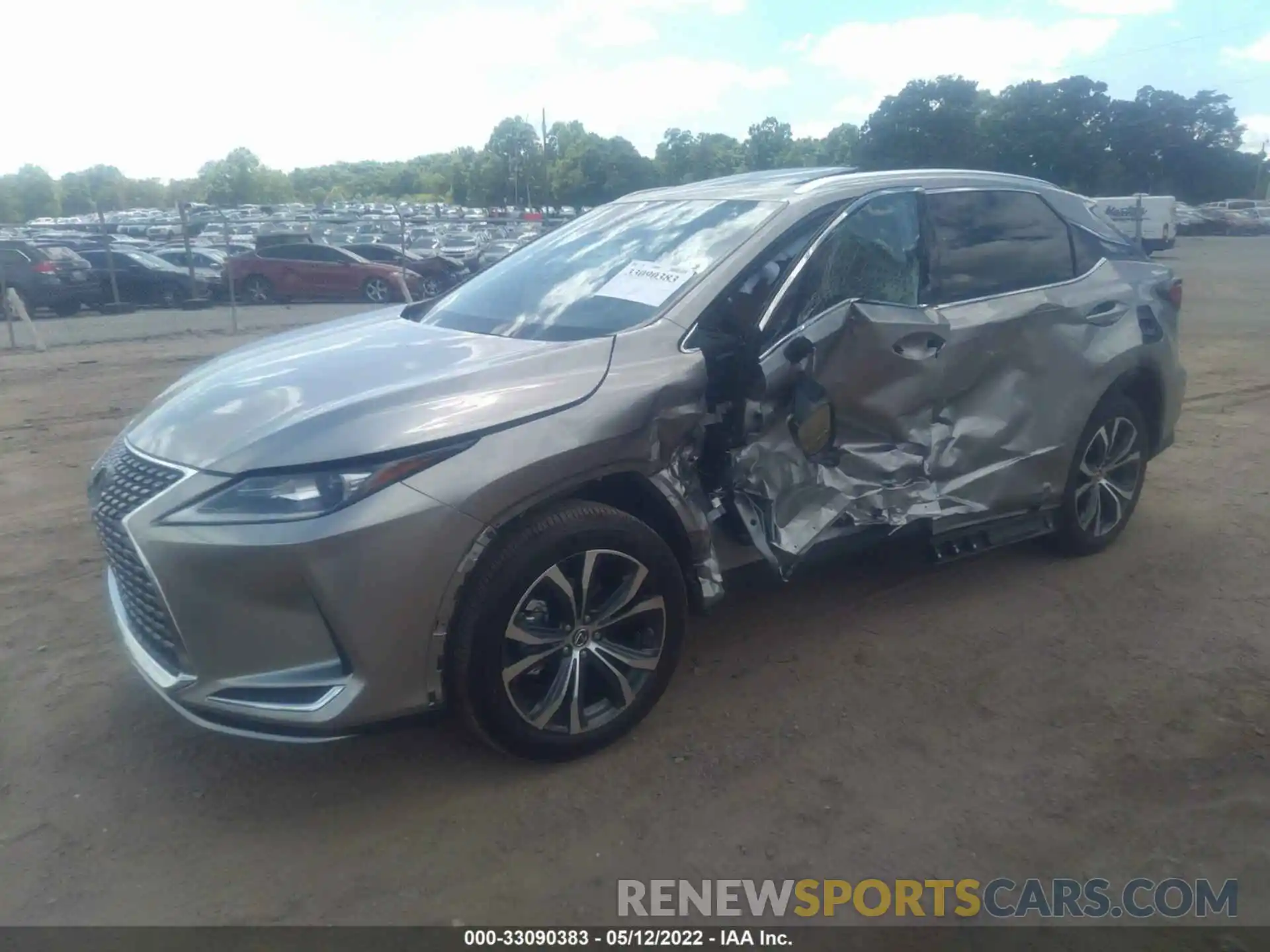 2 Photograph of a damaged car 2T2HZMAA3NC222595 LEXUS RX 2022