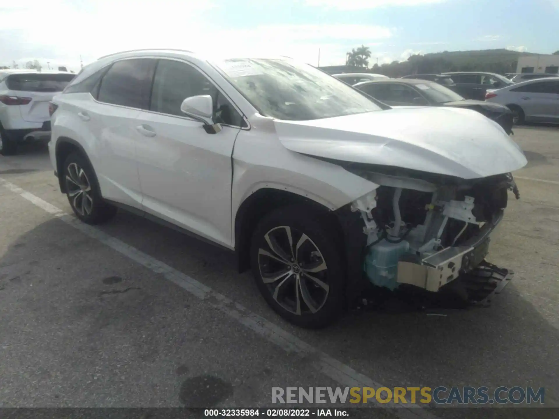 1 Photograph of a damaged car 2T2HZMAA5NC232562 LEXUS RX 2022