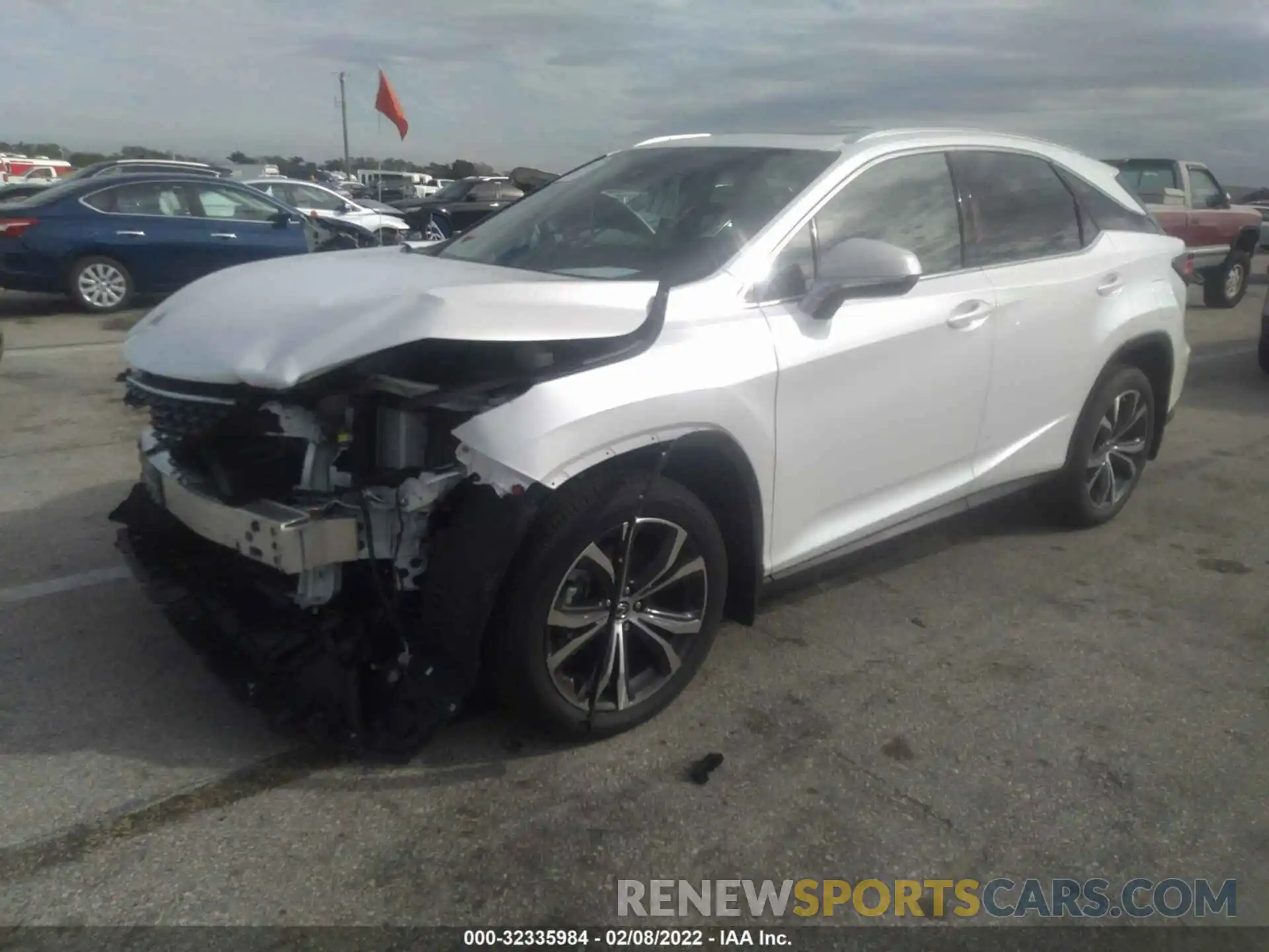 2 Photograph of a damaged car 2T2HZMAA5NC232562 LEXUS RX 2022