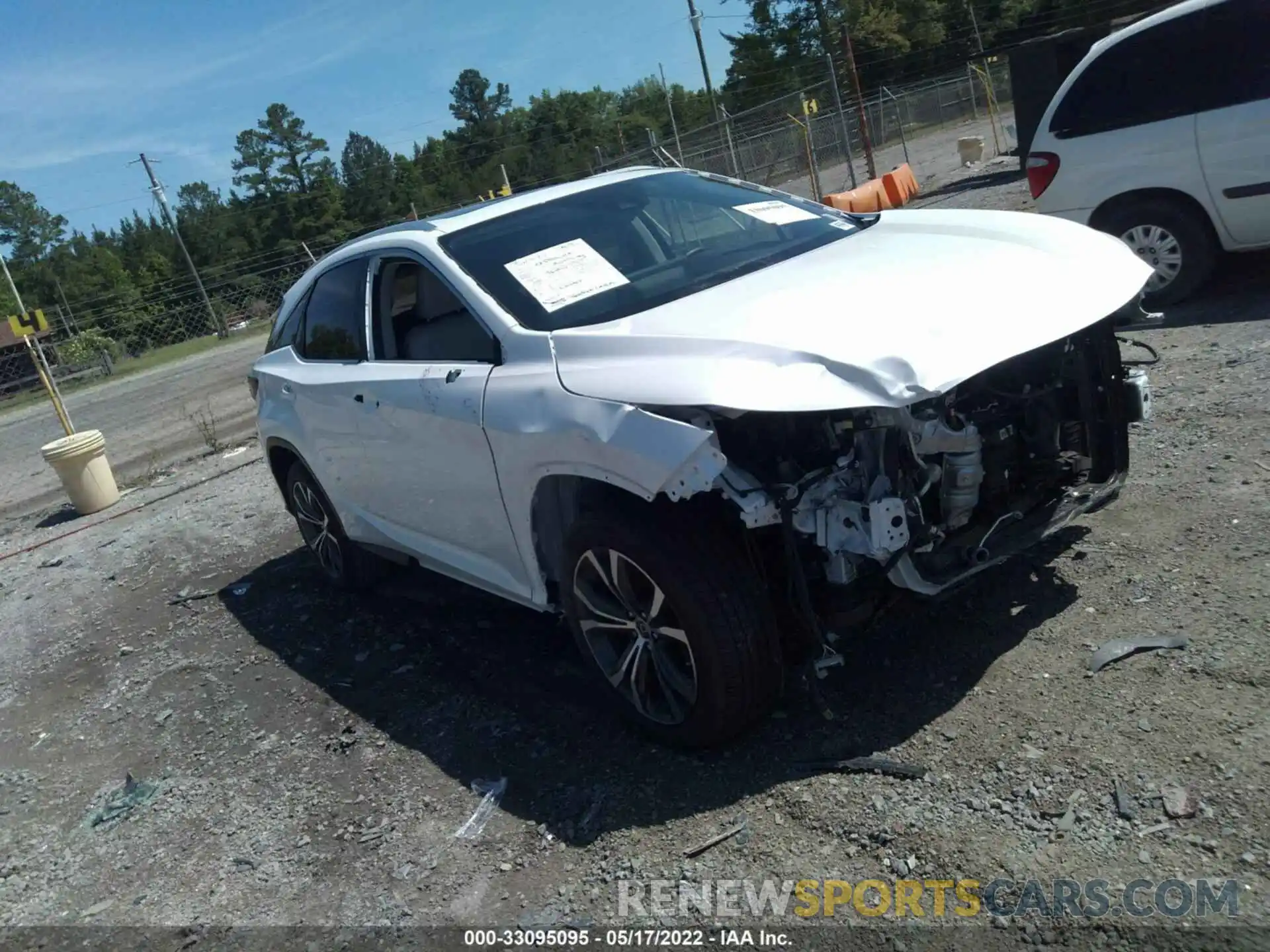 1 Photograph of a damaged car 2T2HZMAA5NC235381 LEXUS RX 2022