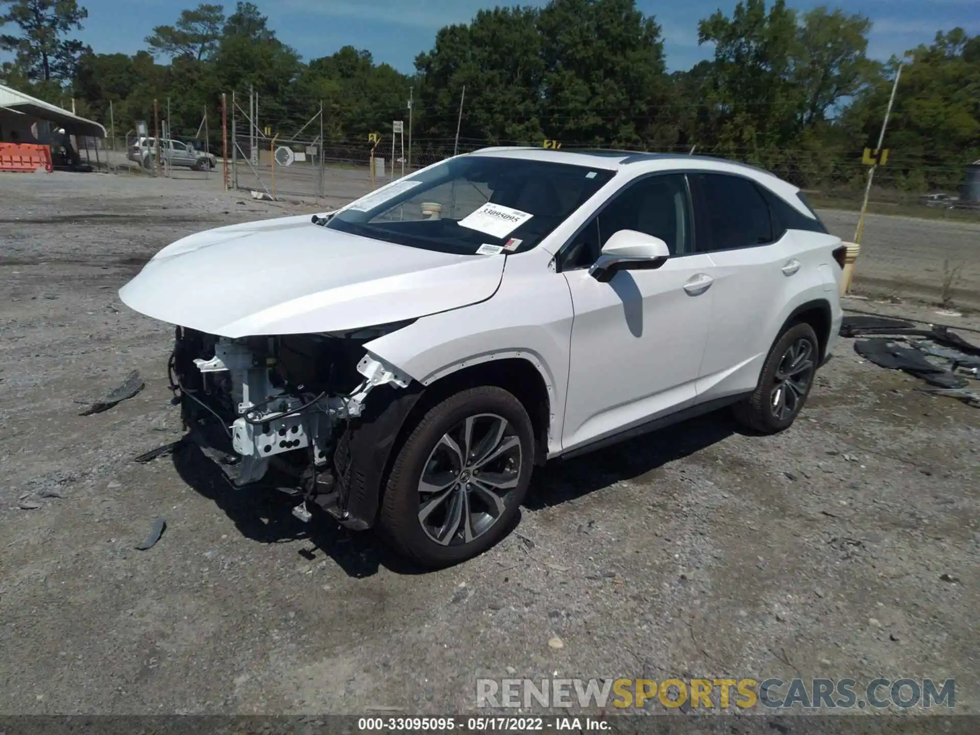 2 Photograph of a damaged car 2T2HZMAA5NC235381 LEXUS RX 2022