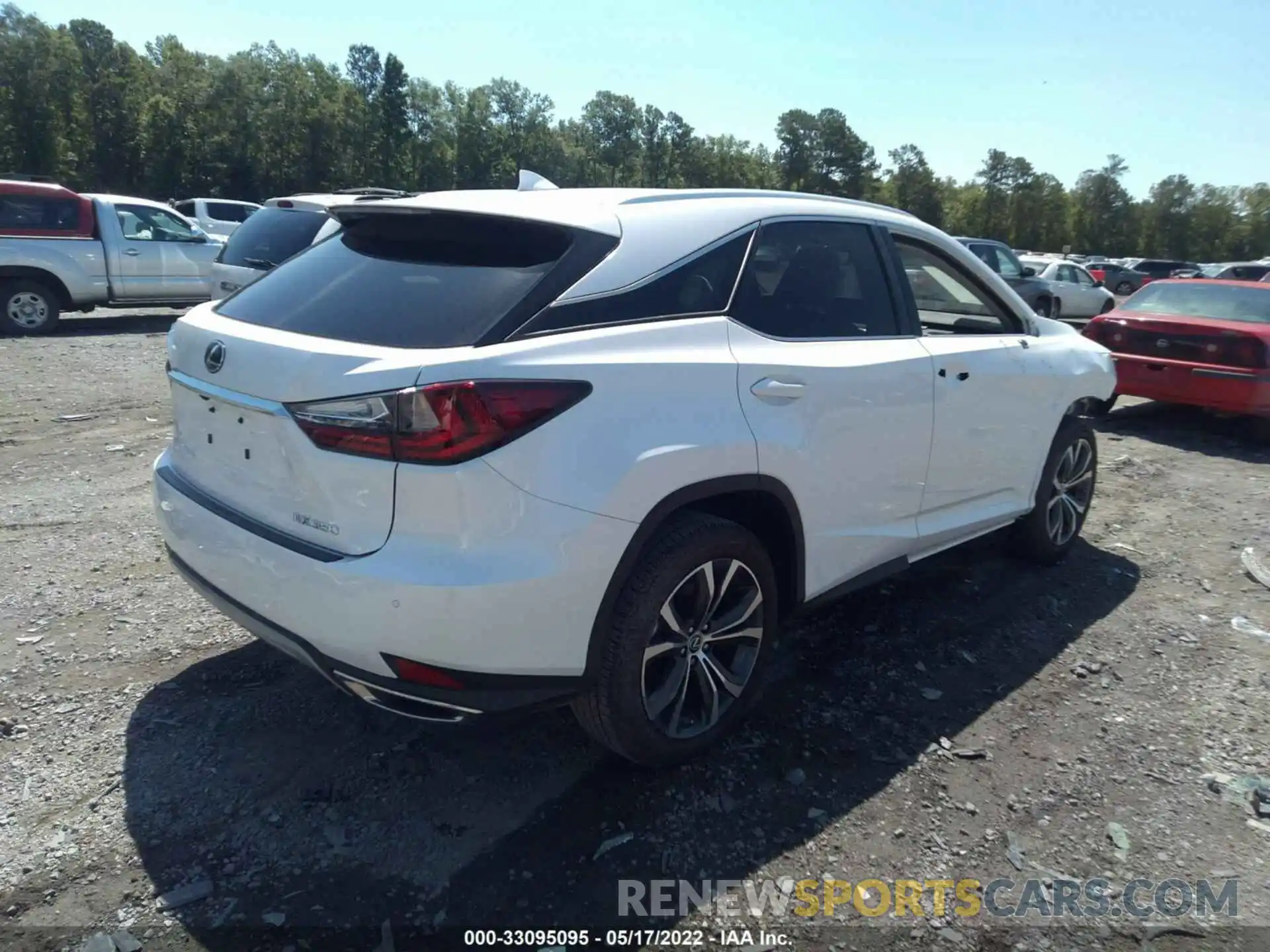 4 Photograph of a damaged car 2T2HZMAA5NC235381 LEXUS RX 2022