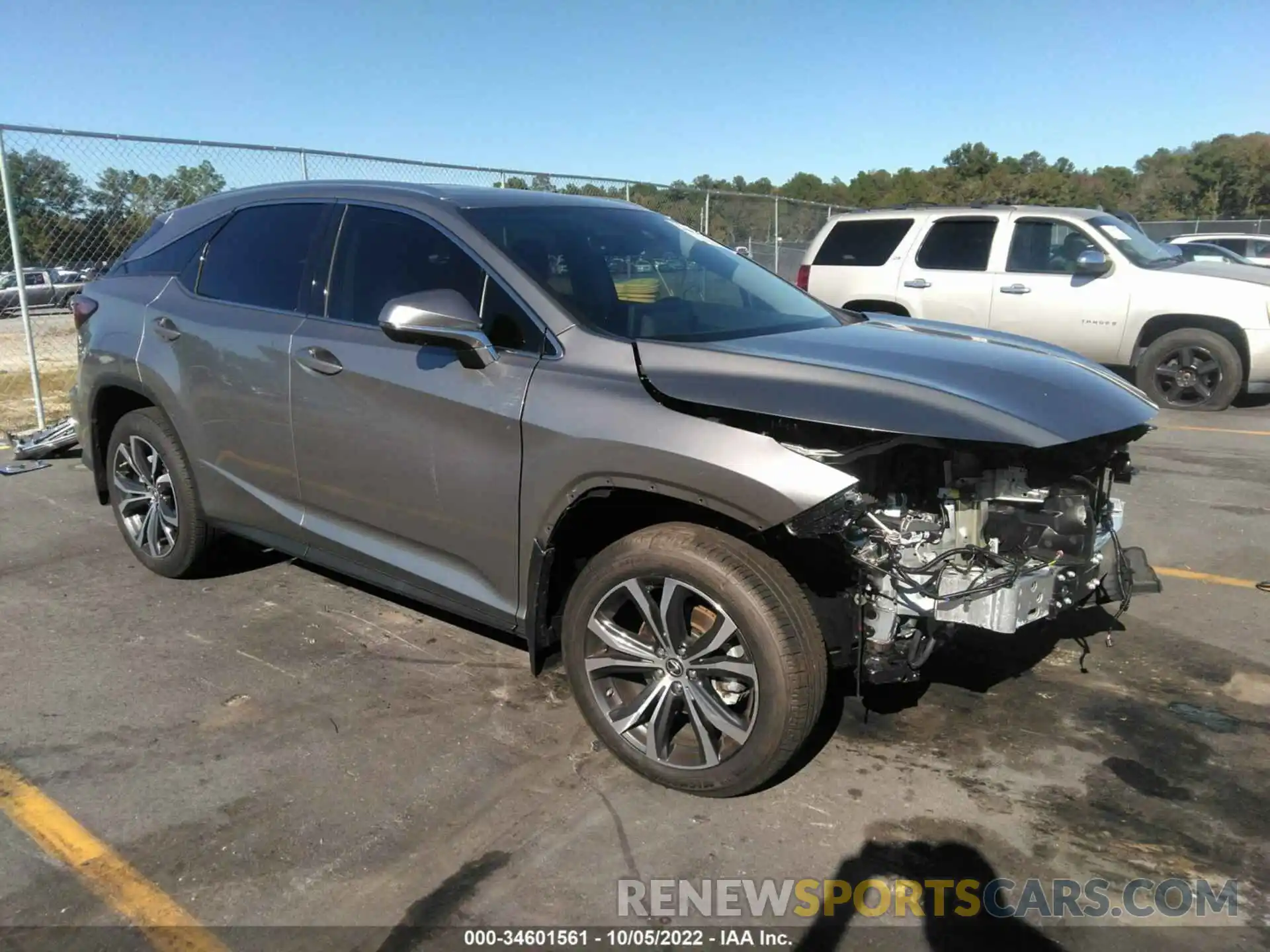 1 Photograph of a damaged car 2T2HZMAA5NC252763 LEXUS RX 2022