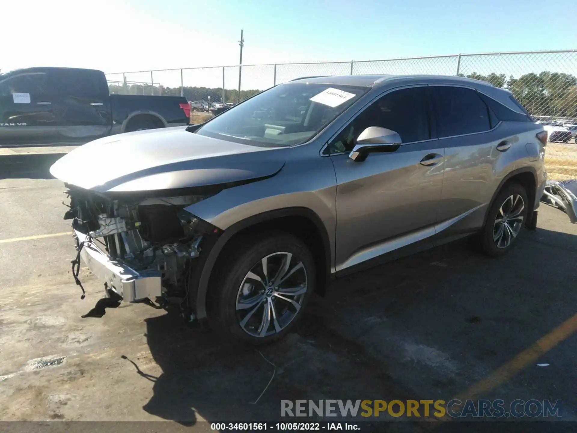 2 Photograph of a damaged car 2T2HZMAA5NC252763 LEXUS RX 2022