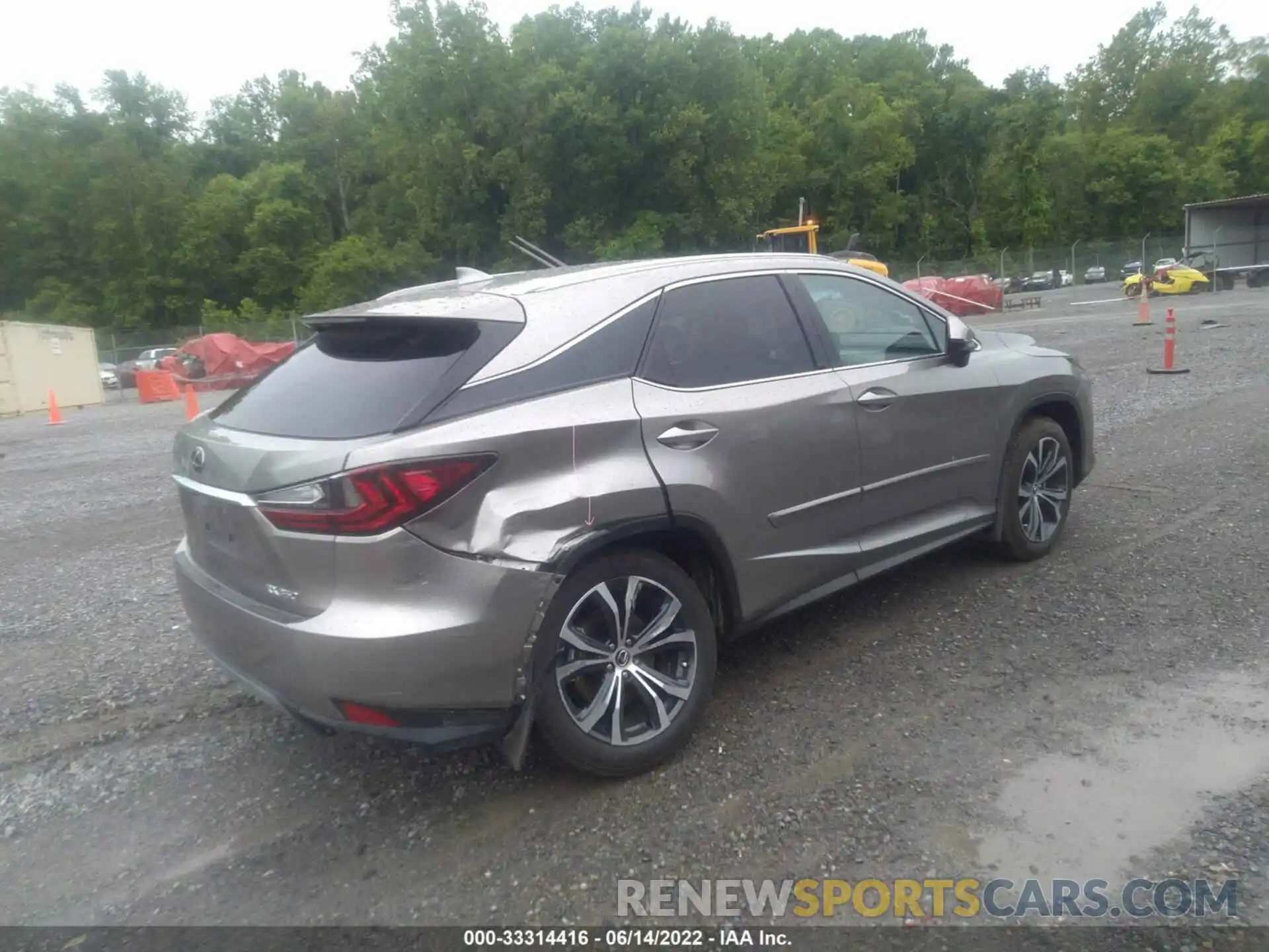 4 Photograph of a damaged car 2T2HZMAA6NC232702 LEXUS RX 2022