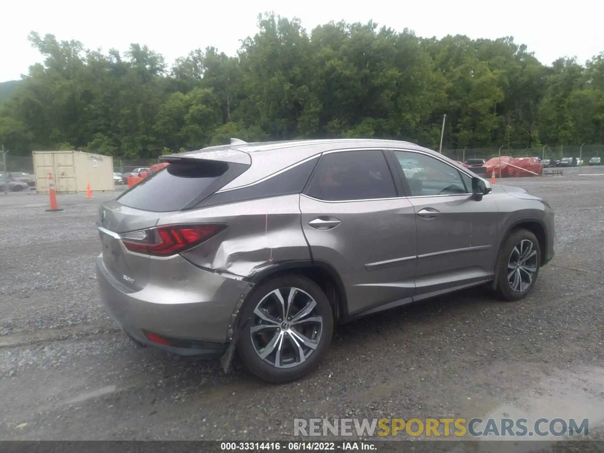 6 Photograph of a damaged car 2T2HZMAA6NC232702 LEXUS RX 2022